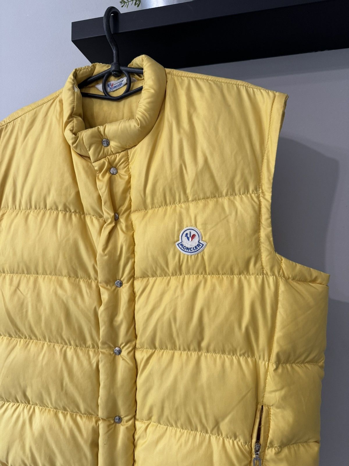 Moncler Moncler Yellow Down Puffer Vest Vintage Size US XL / EU 56 / 4 - 2 Thumbnail