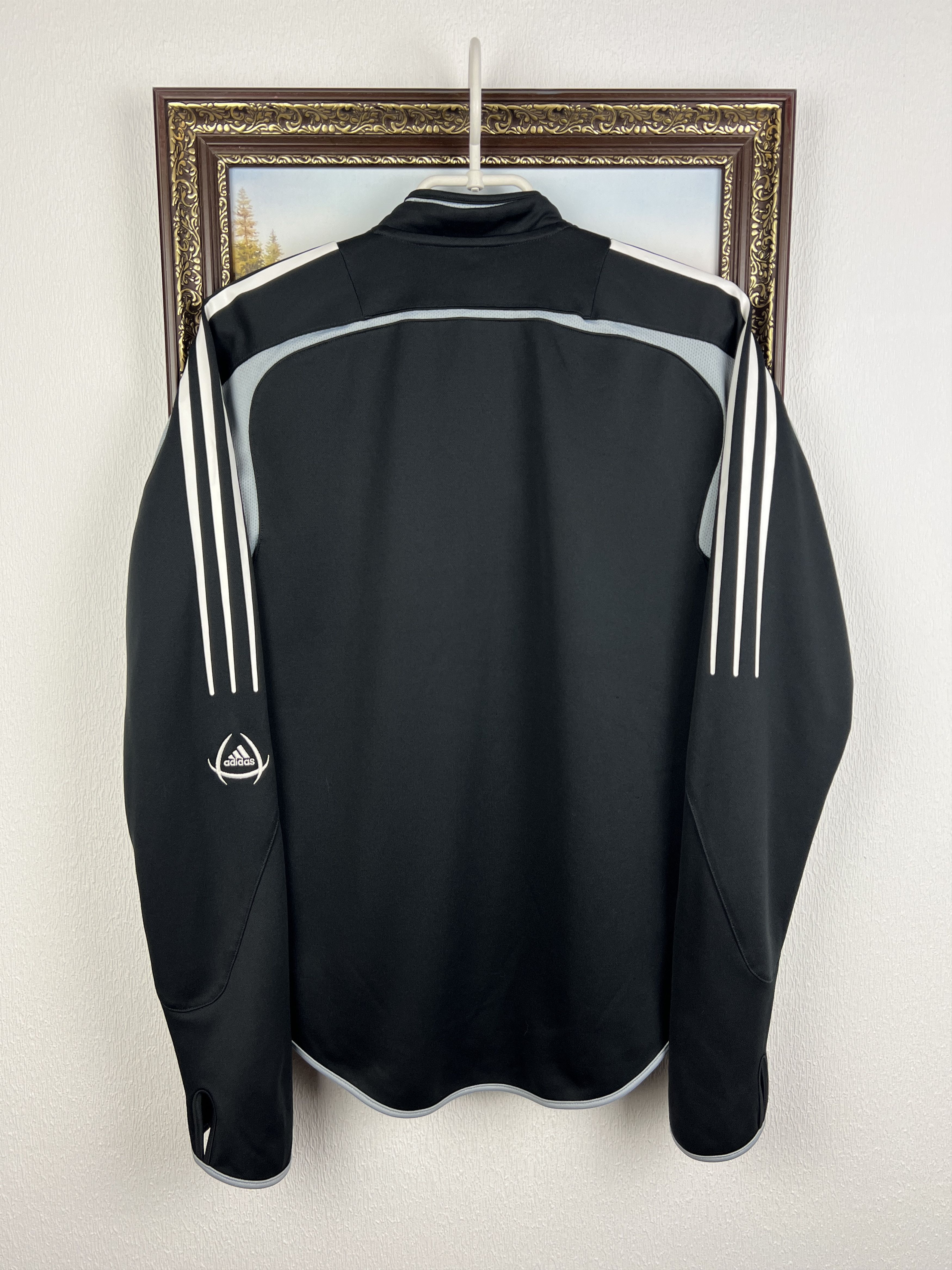 Adidas Vintage Real Madrid Football Train Jacket Soccer Sweatshirt Size US S / EU 44-46 / 1 - 10 Thumbnail