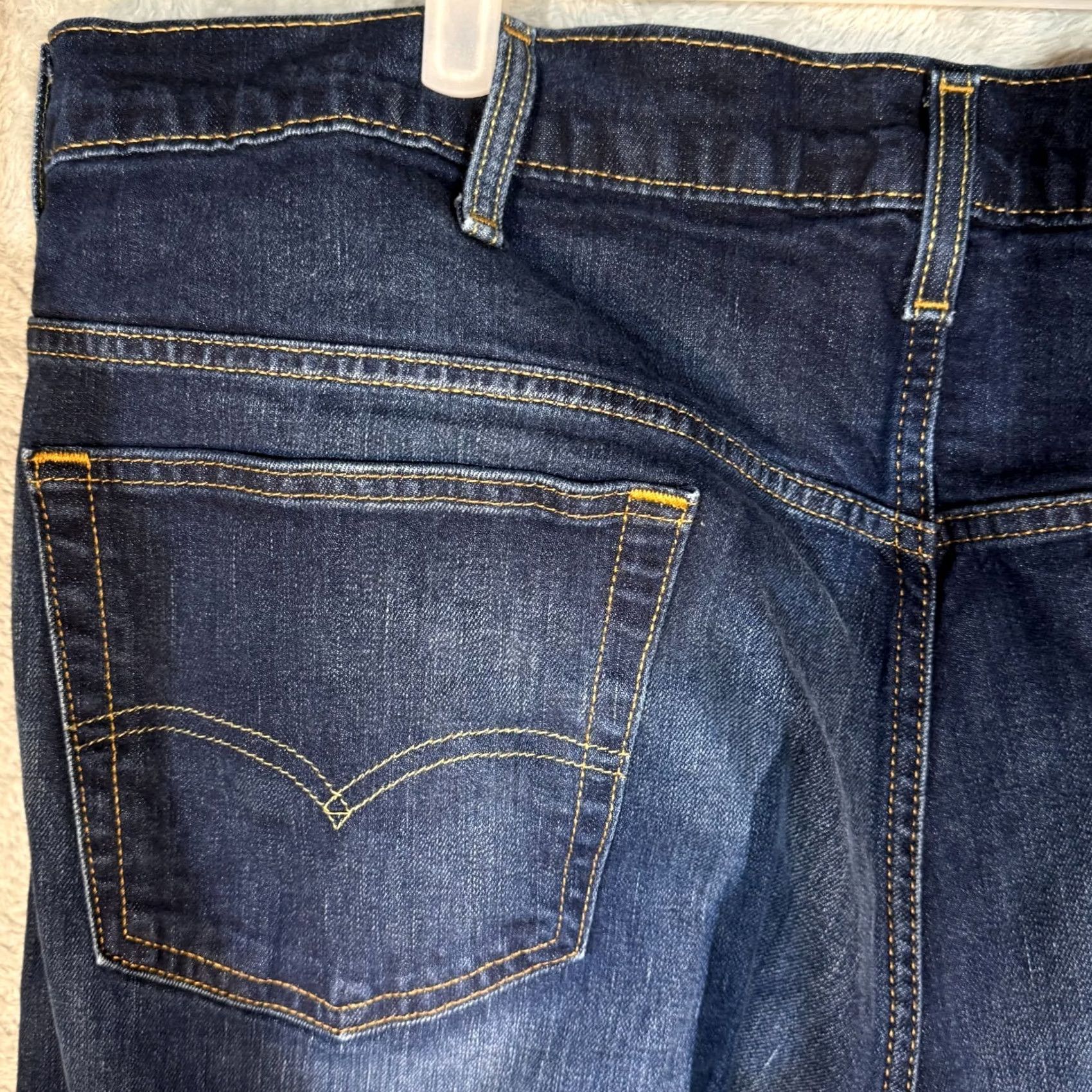 Levi's Levi’s 569 Jeans Mens 42x30 Blue Denim Loose Fit Mid-Rise Straight Leg Size US 42 / EU 58 - 6 Thumbnail
