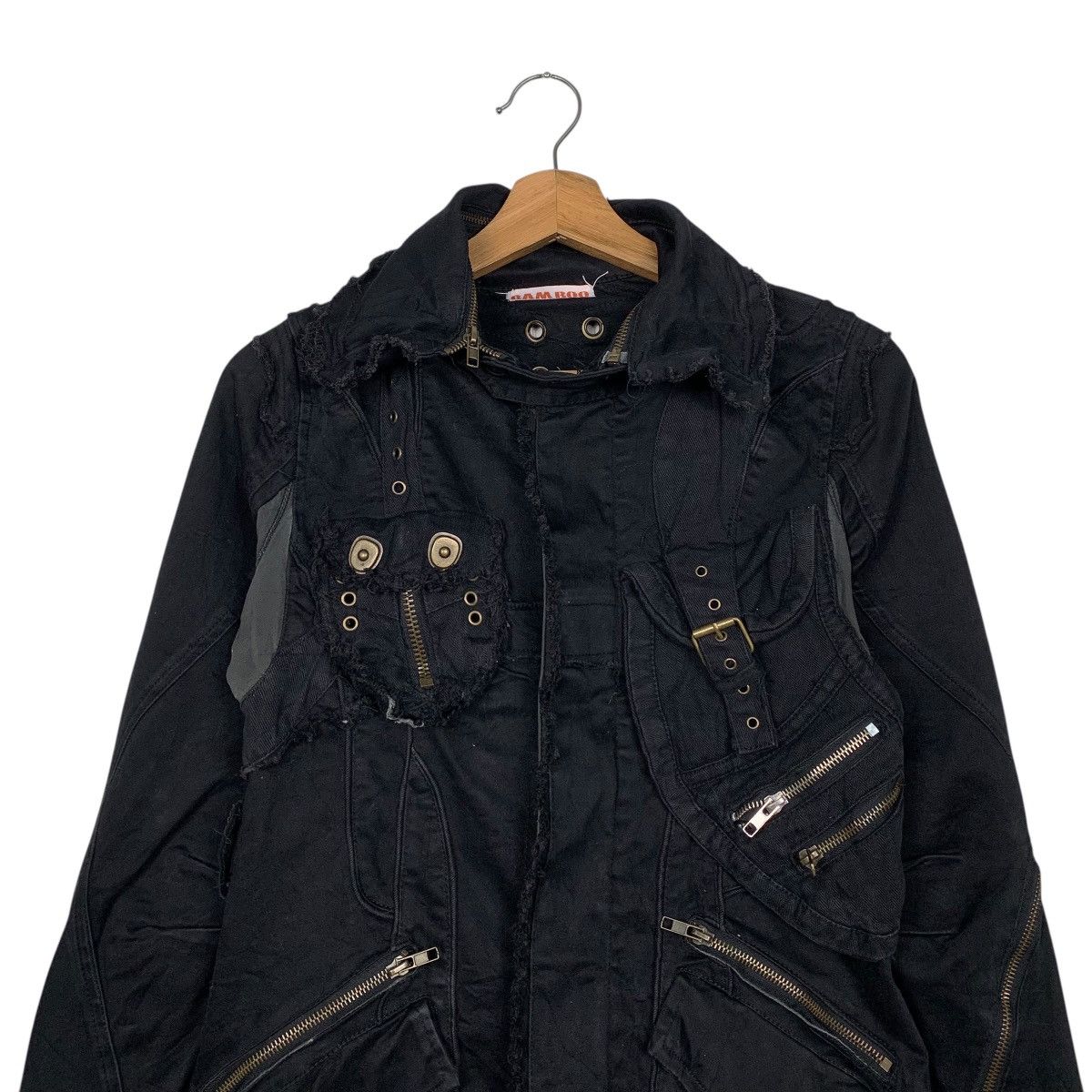 Japanese Brand Japanese Brand Bamboo Multizipper Parachute Long Jacket Size S / US 4 / IT 40 - 2 Thumbnail