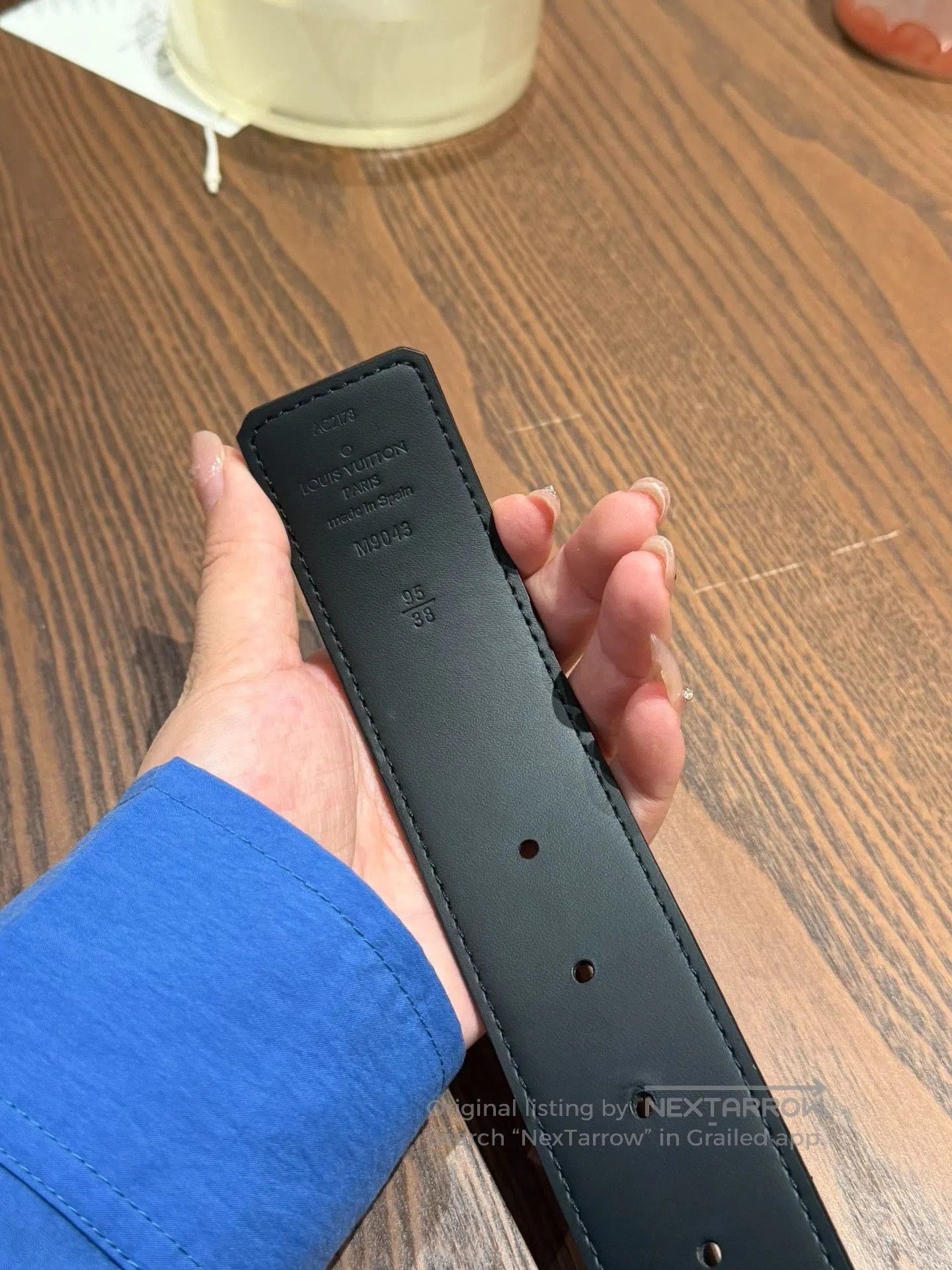 Louis Vuitton Louis Vuitton Black Monogram Men's Belt. Size ONE SIZE - 7 Thumbnail