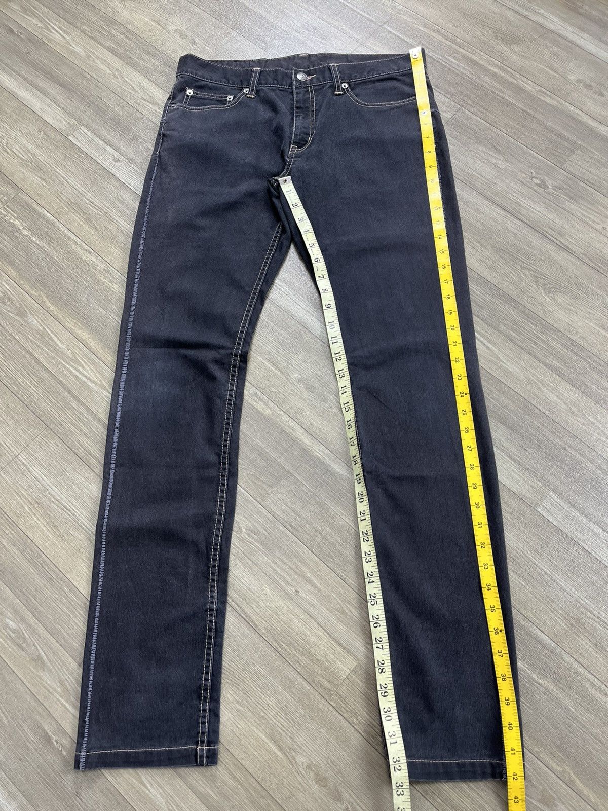 PPFM Vintage PPFM Distressed Slim Fit Jeans Hysteric Glamour Y2K Size US 30 / EU 46 - 19 Thumbnail