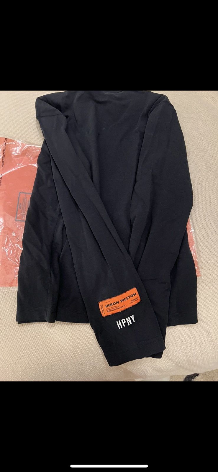 Heron Preston Heron Preston Mens Embroidred Rollback LS Size US S / EU 44-46 / 1 - 2 Thumbnail