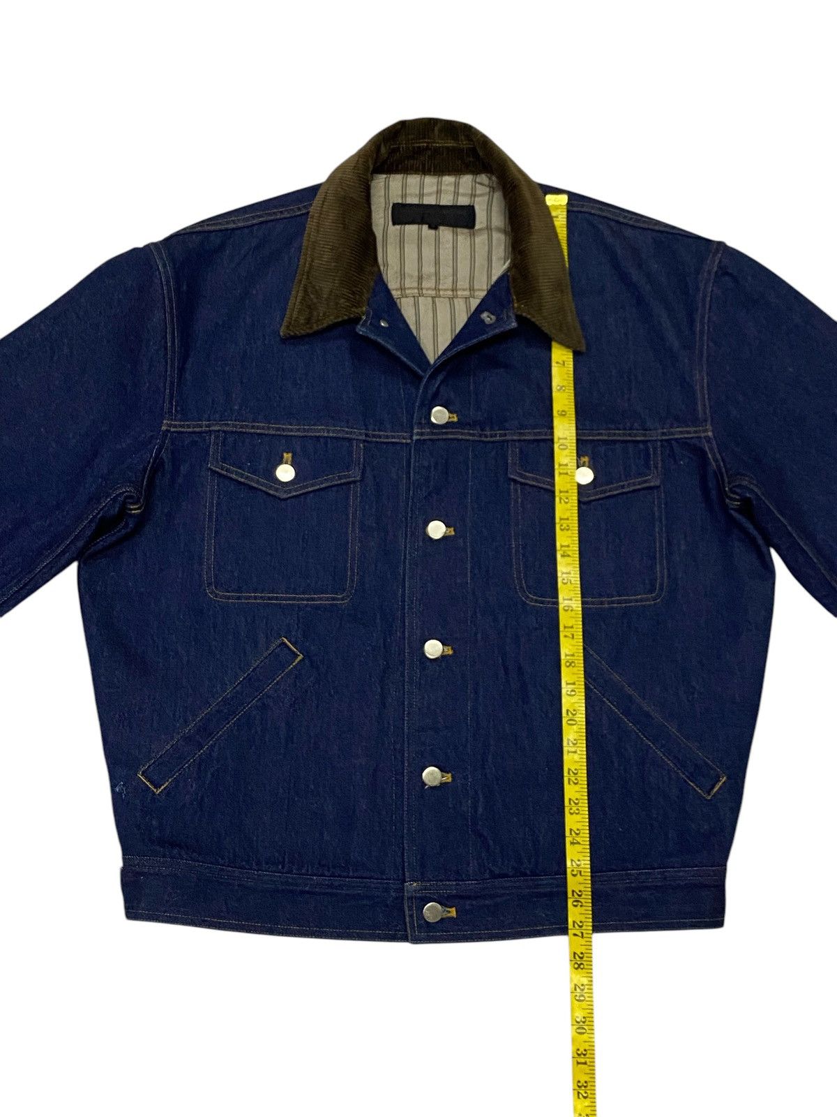 Comme des Garcons Rare🔥Vintage Comme Des Garçons Homme Denim Jacket Size US M / EU 48-50 / 2 - 19 Thumbnail