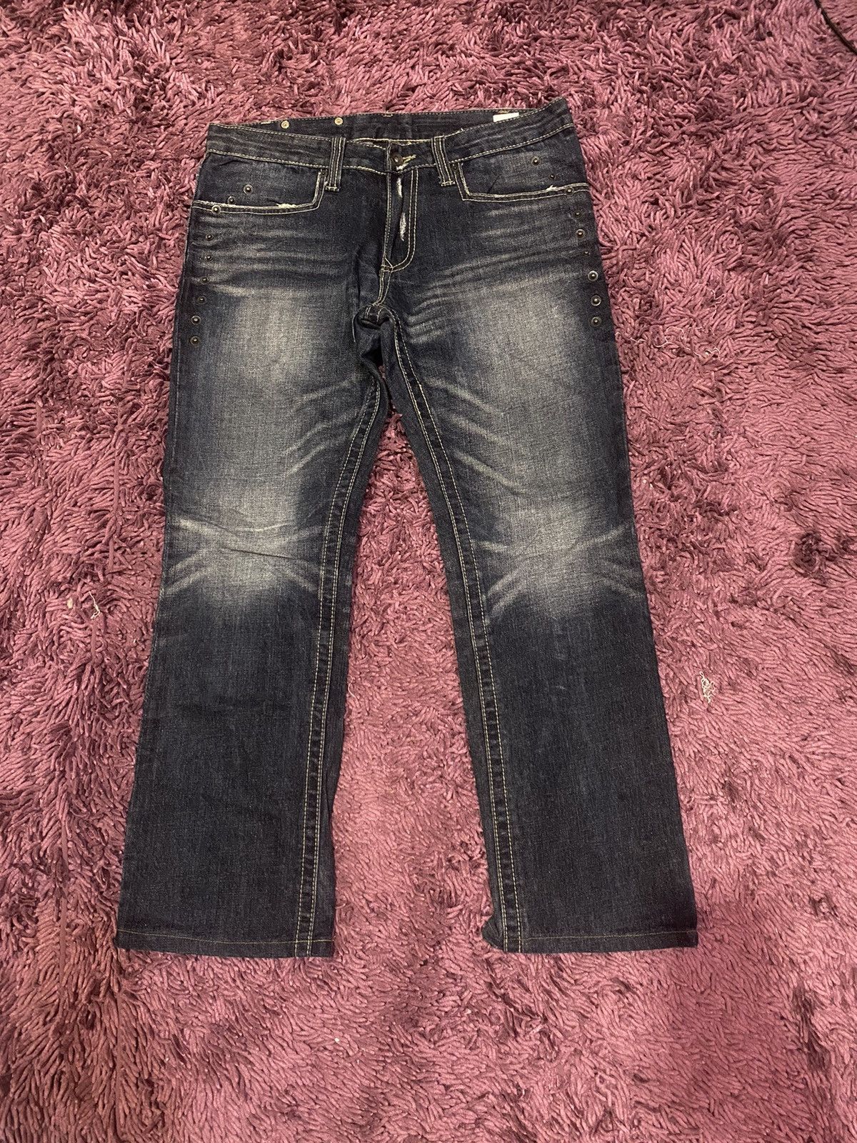 Japanese Brand × Seditionaries × Vintage Semantic Design Denim Jeans Size US 33 - 1 Thumbnail