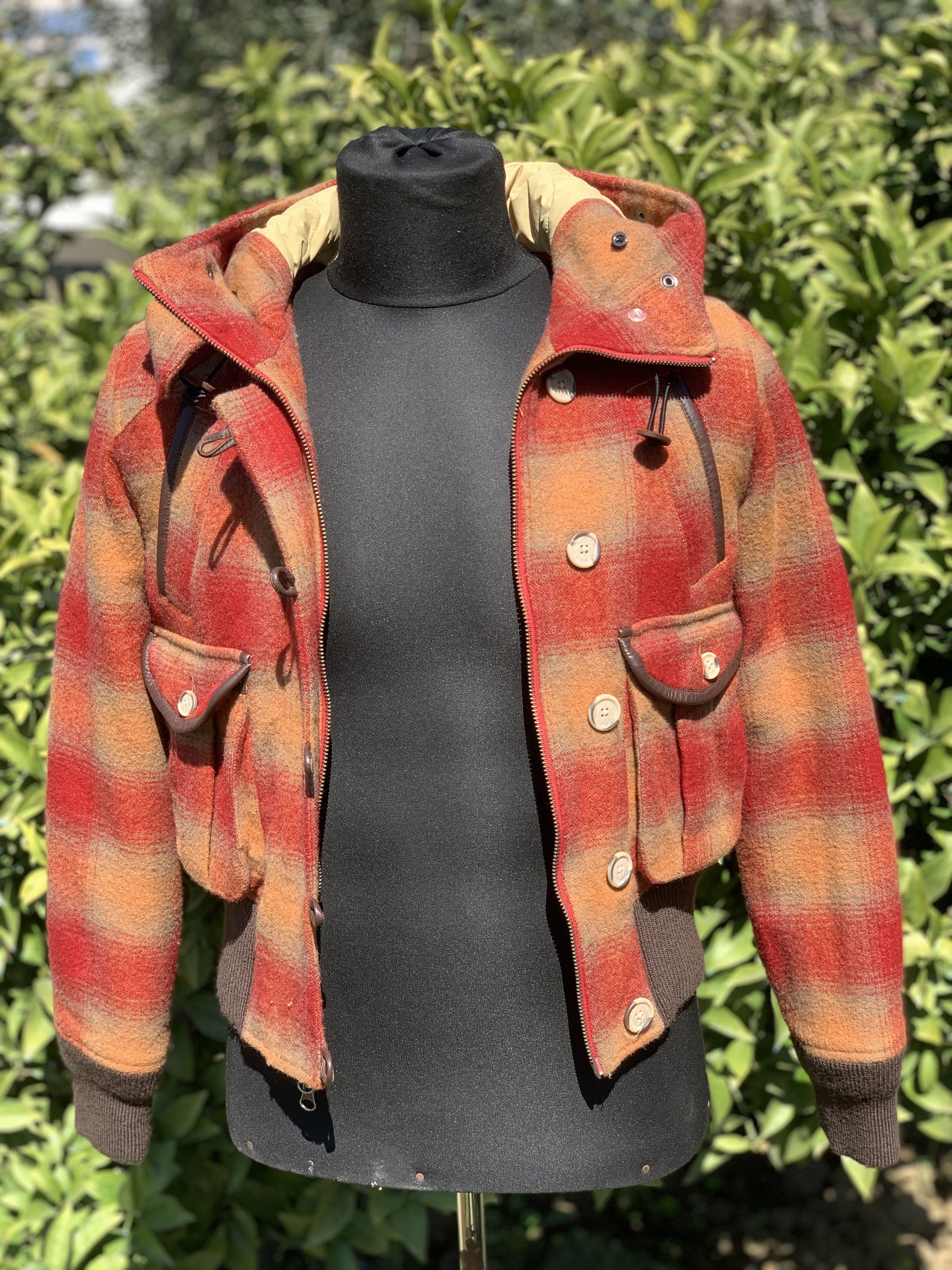 Woolrich Woolen Mills Archive Woolrich Thermolite Short Hooded Coat Plaid Size S Size S / US 4 / IT 40 - 11 Thumbnail