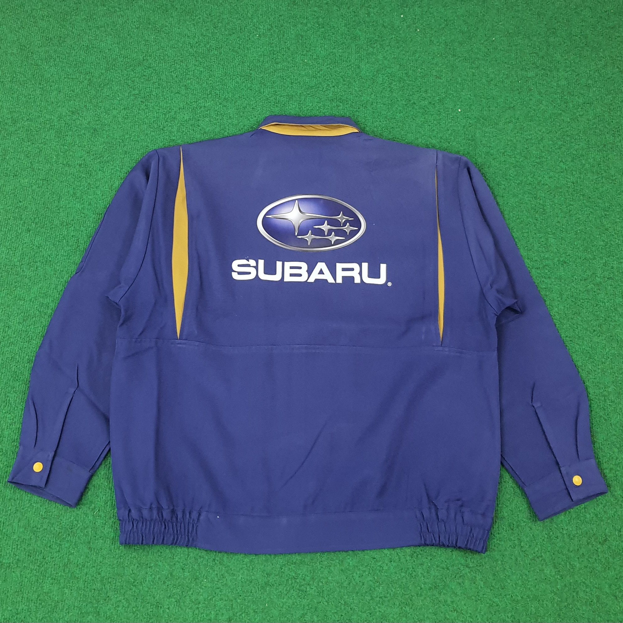 Japanese Brand × Vintage Vintage SUBARU Japan Motorsports Racing Jacket C215N27 Size US M / EU 48-50 / 2 - 1 Thumbnail