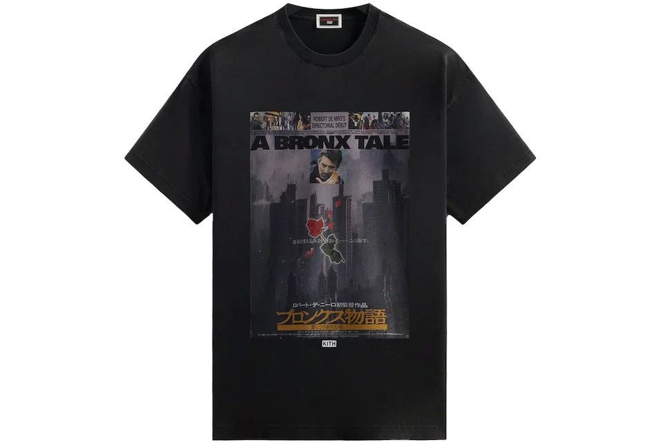 image of Kith X A Bronx Tale Japanese Poster Vintage Tee - Black - Xl, Men's