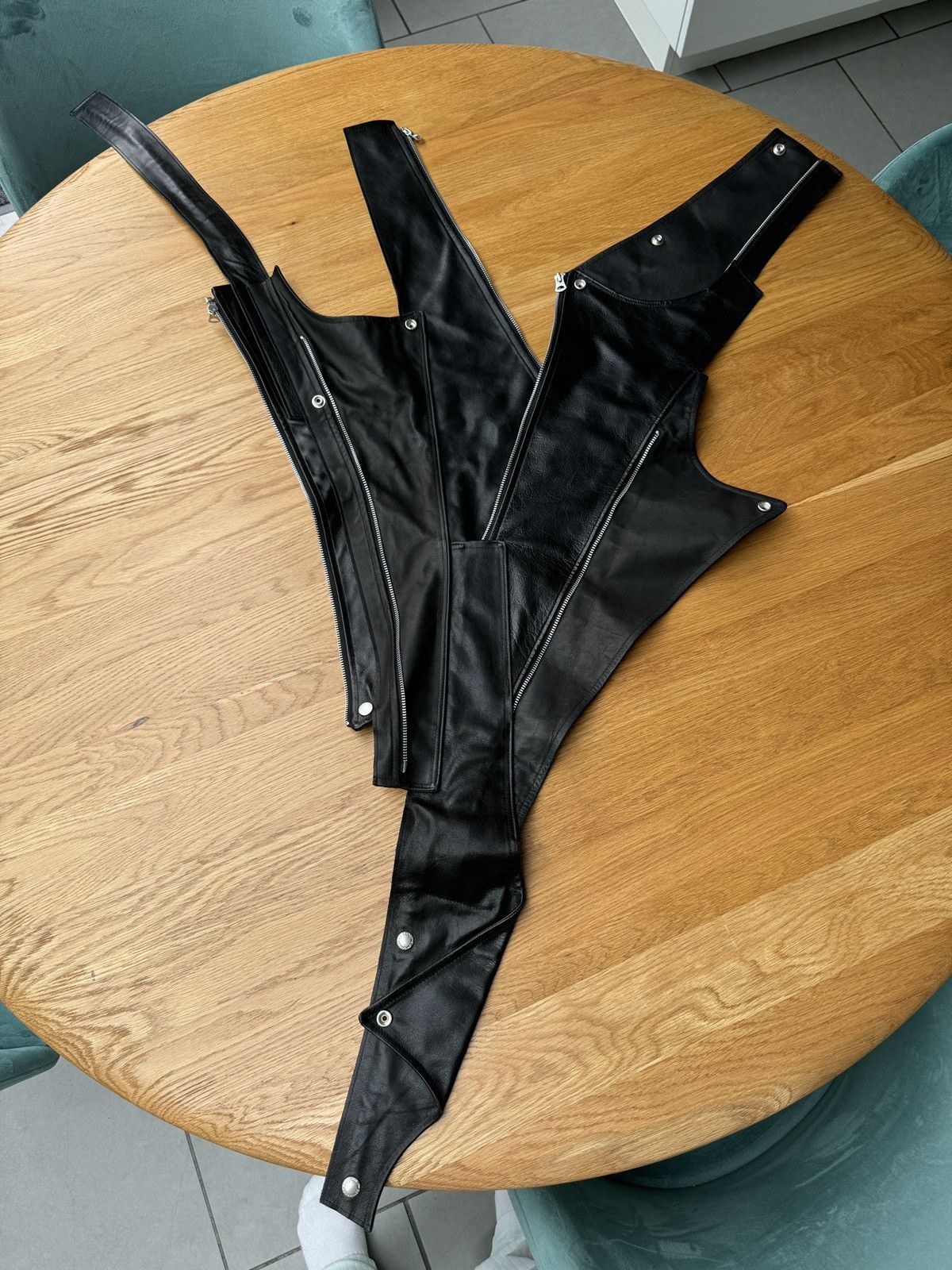 Comme des Garcons × Comme des Garcons Homme Plus × Junya Watanabe Junya Watanabe Comme des Garçons Leather Jacket Perfecto Size US M / EU 48-50 / 2 - 13 Thumbnail