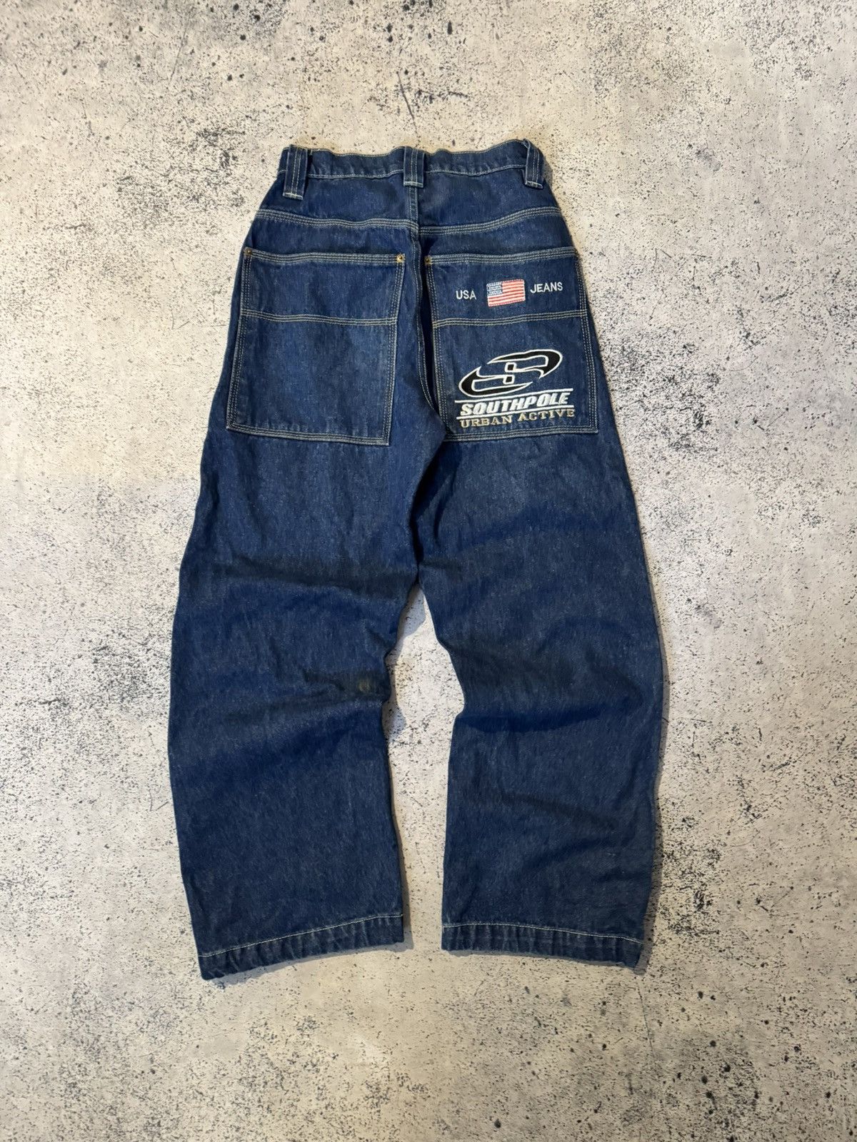 Southpole Wide vintage beggy jeans southpole rep Size US 28 / EU 44 - 4 Thumbnail