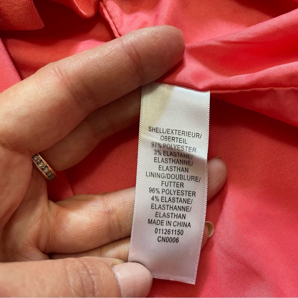 Adrianna Papell New Adrianna Papell Crepe Sheath Sleeveless Pink Dress Size Size S / US 4 / IT 40 - 8 Thumbnail