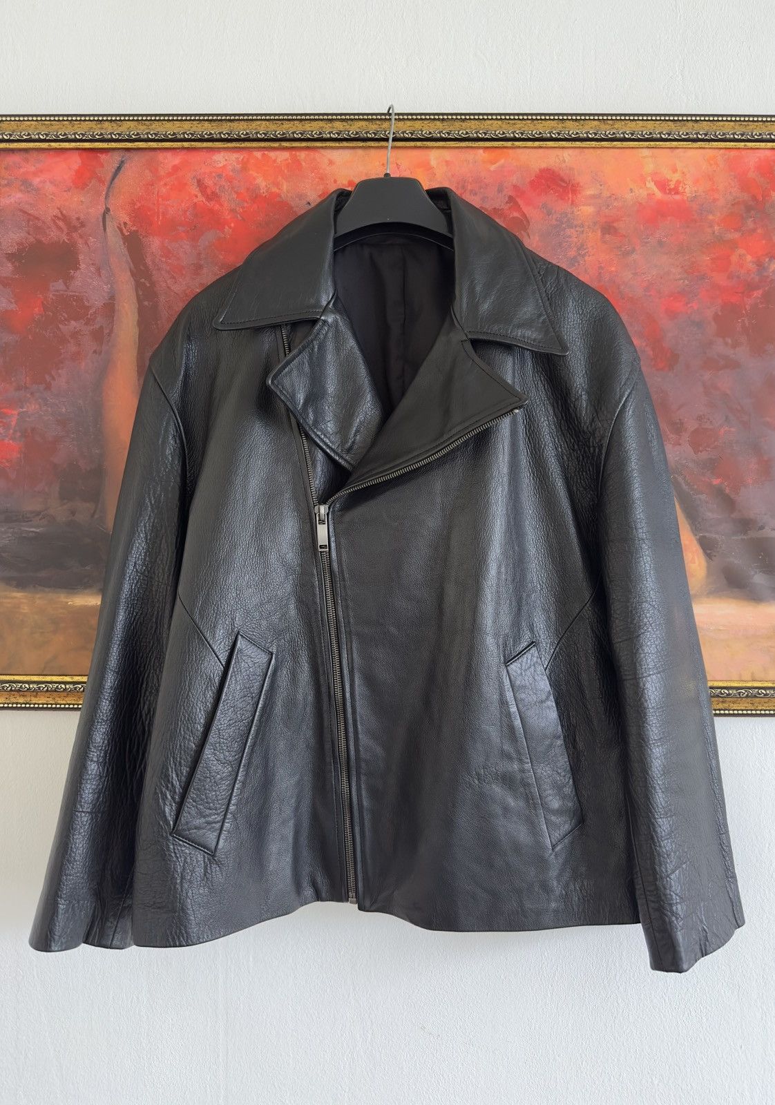Genuine Leather Zara Relaxed Fit Buffalo Leather Jacket Limited Edition Size US L / EU 52-54 / 3 - 1 Thumbnail