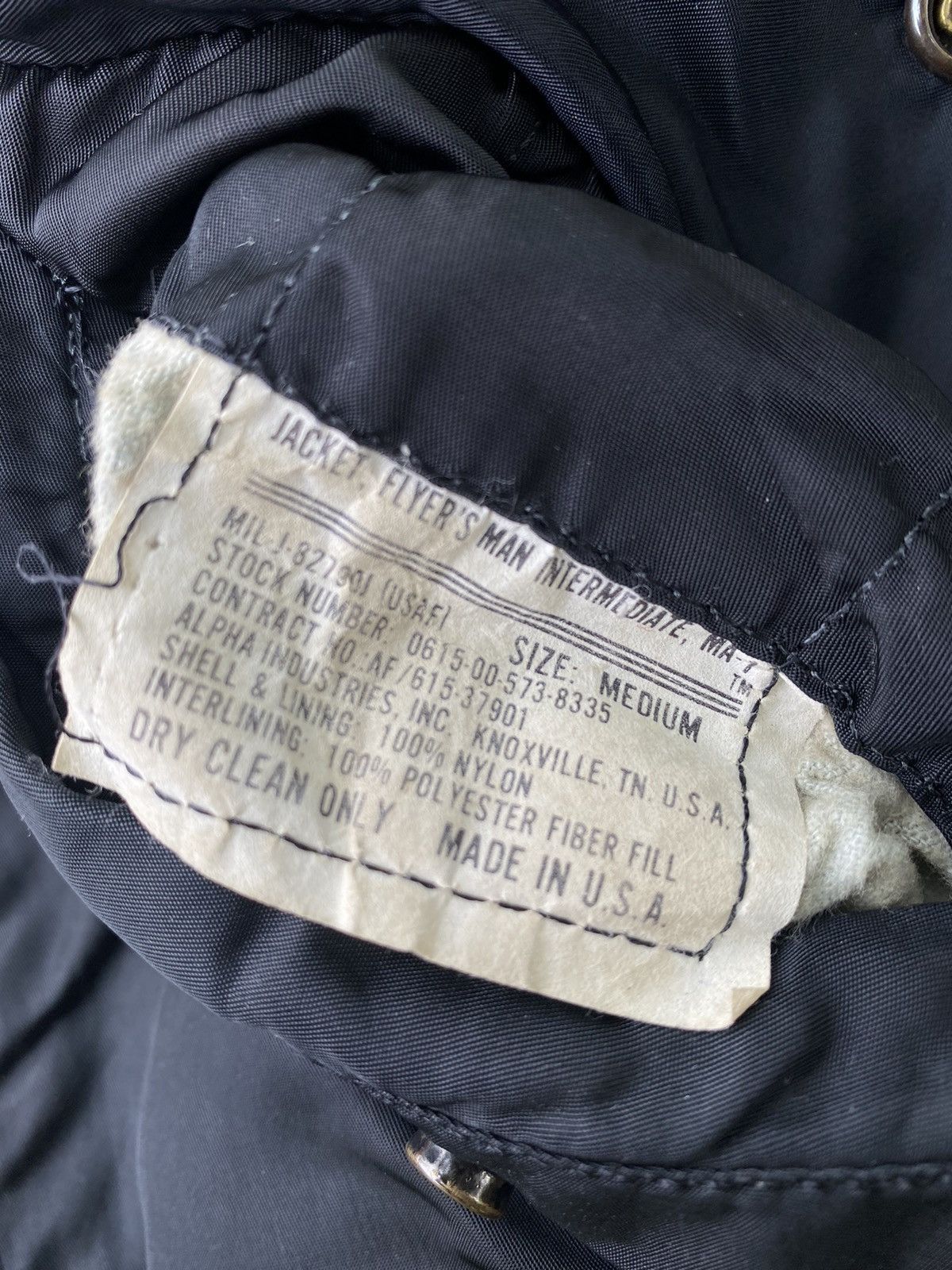 Vintage vintage 80s military jacket USAF MA-1 jacket Size US M / EU 48-50 / 2 - 8 Thumbnail