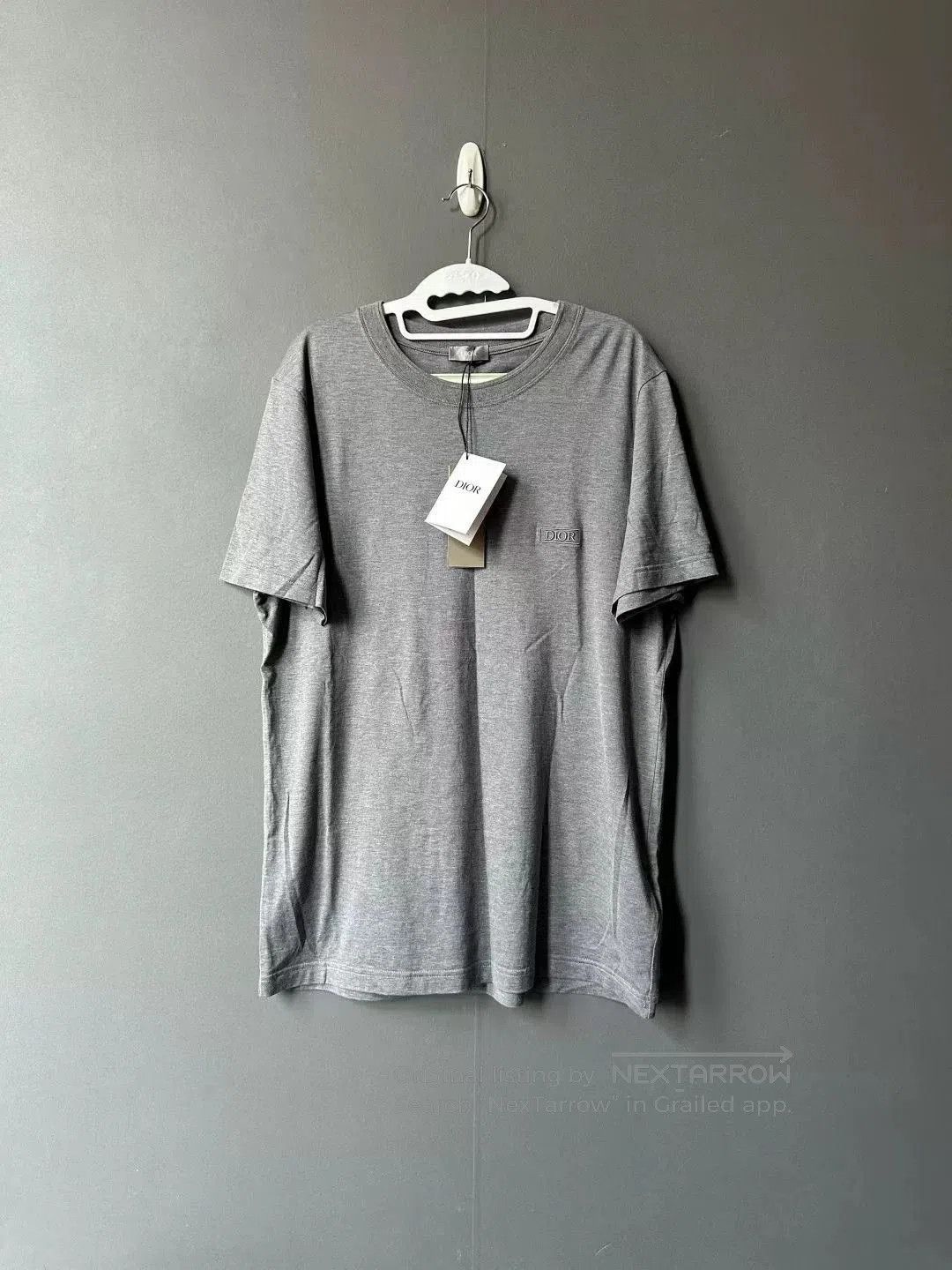 Dior Dior Gray Logo Short Sleeve T-Shirt. Size US L / EU 52-54 / 3 - 1 Thumbnail