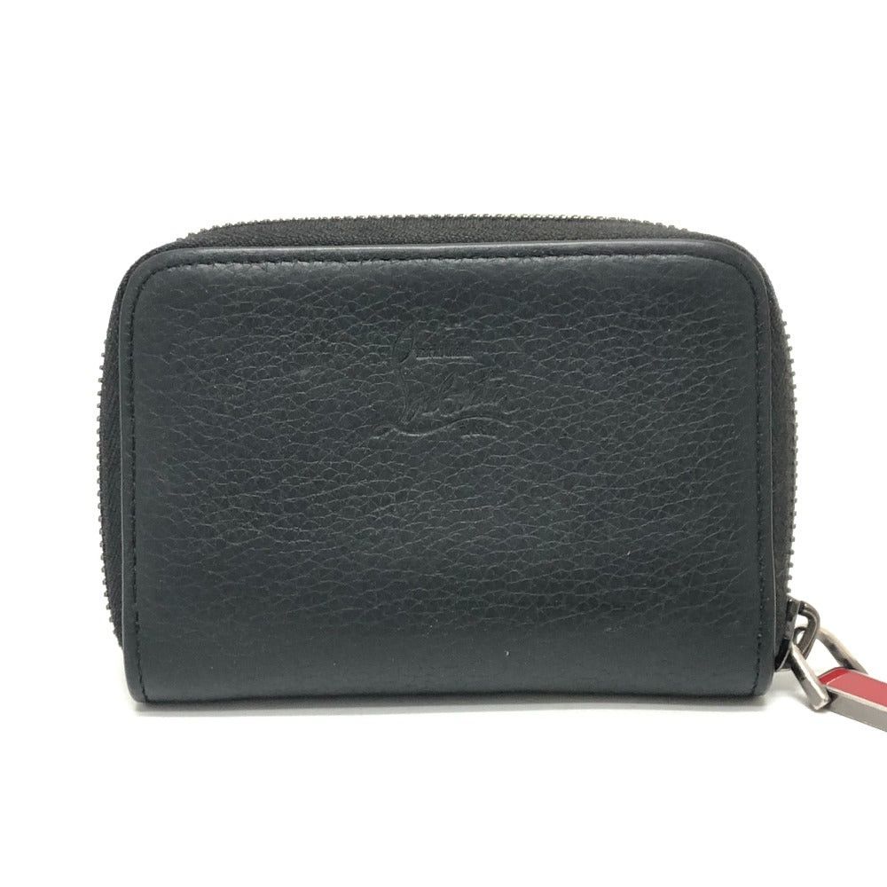 Christian Louboutin Christian Louboutin Studs Coin Purse Change Wallet Leather Unisex Black Size ONE SIZE - 1 Thumbnail