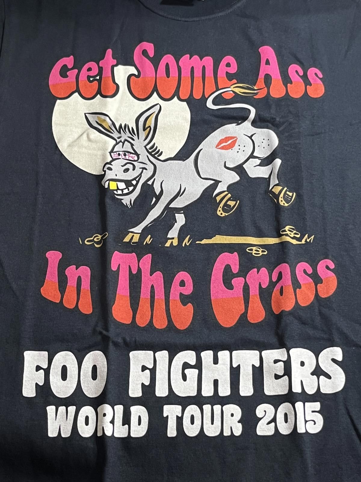 Designer T-shirt Foo Fighters Tour Tee - Get Some Ass In The Grass Size US S / EU 44-46 / 1 - 3 Thumbnail