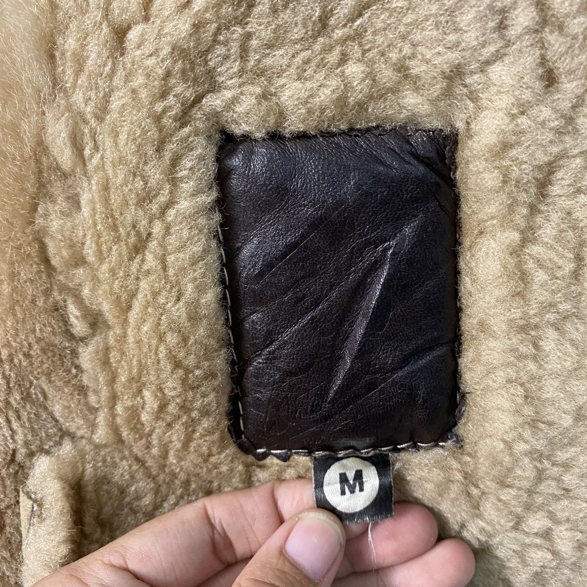 Japanese Brand 📌Vintage Blanket Shearling Leather Jacket Issey Miyake Size US M / EU 48-50 / 2 - 19 Thumbnail