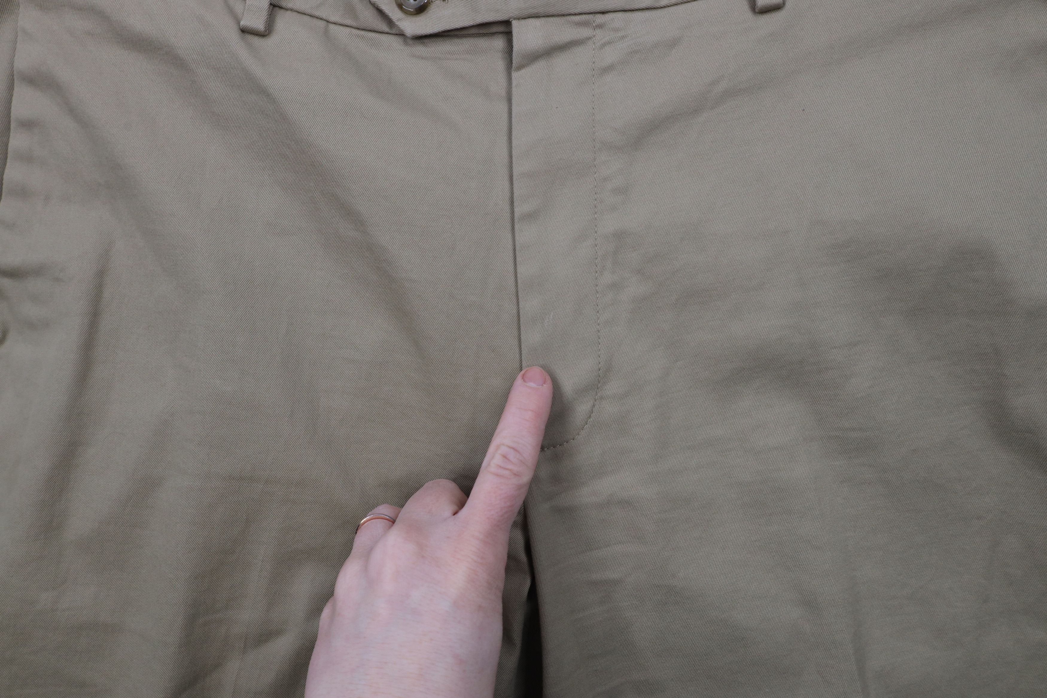 J.Crew × Vintage J Crew Bowery Classic Fit Stretch Chino Pants Beige Brown Size US 36 / EU 52 - 6 Thumbnail