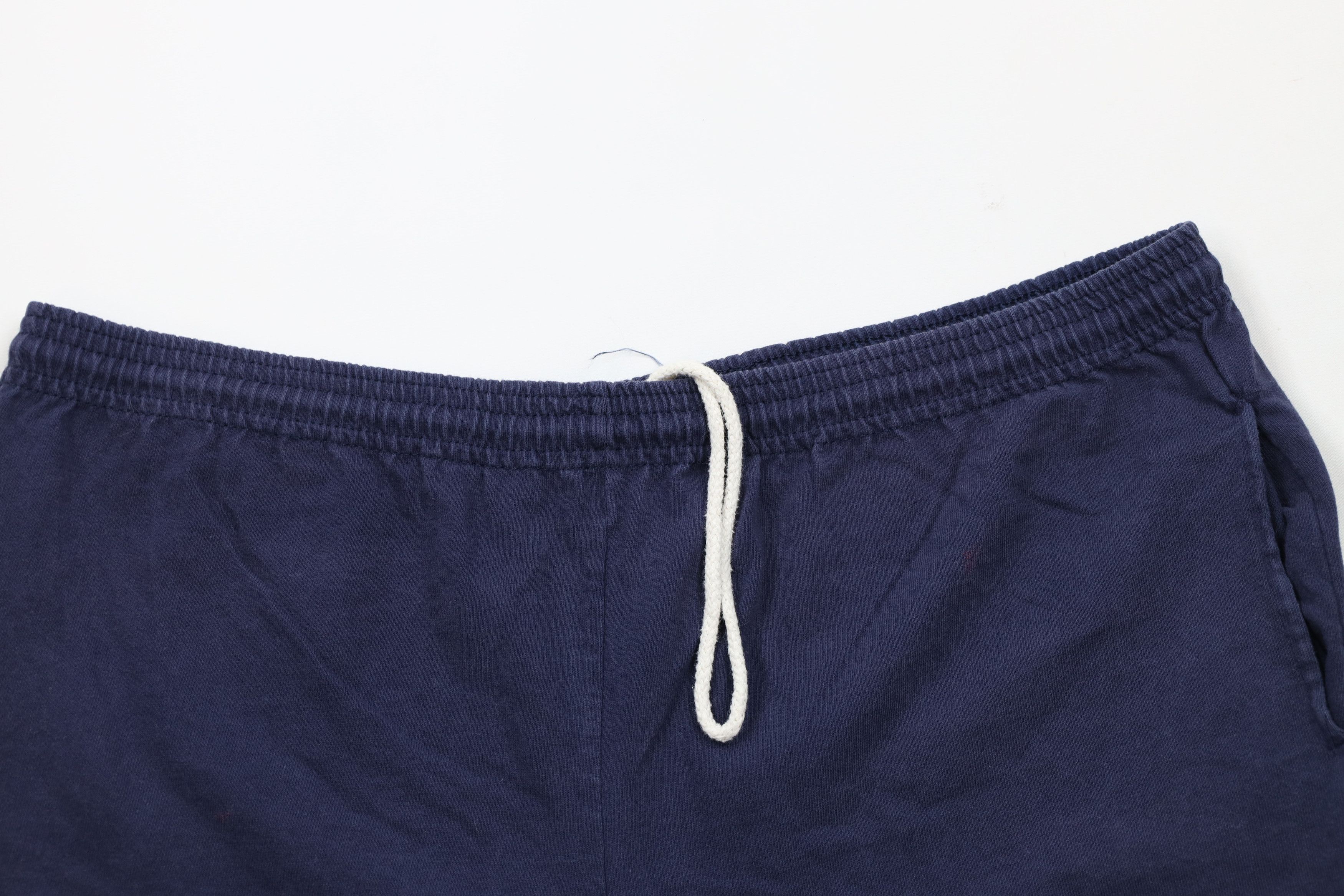 Russell Athletic × Vintage Vintage 90s Russell Athletic Above Knee Shorts Blue Cotton Size US 32 / EU 48 - 2 Thumbnail