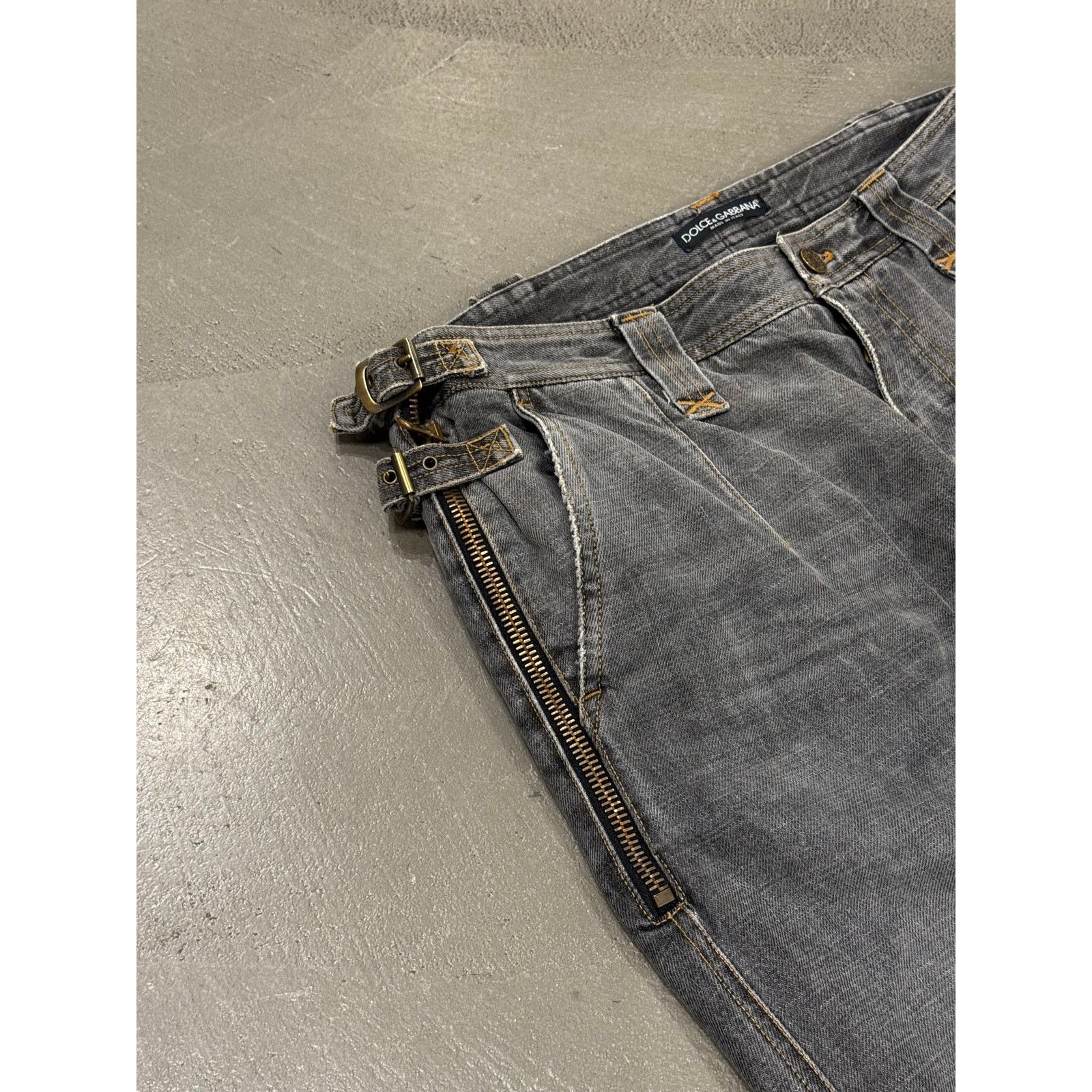 Dolce & Gabbana A/W2003 Dolce & Gabbana runway biker bondage pants Size US 34 / EU 50 - 10 Thumbnail