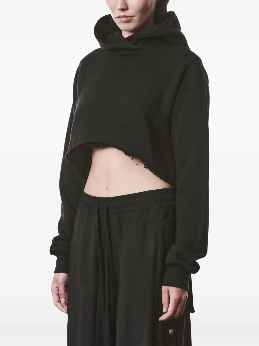 Thom Krom HOODED CROPPED FLEECE Size S / US 4 / IT 40 - 1 Thumbnail