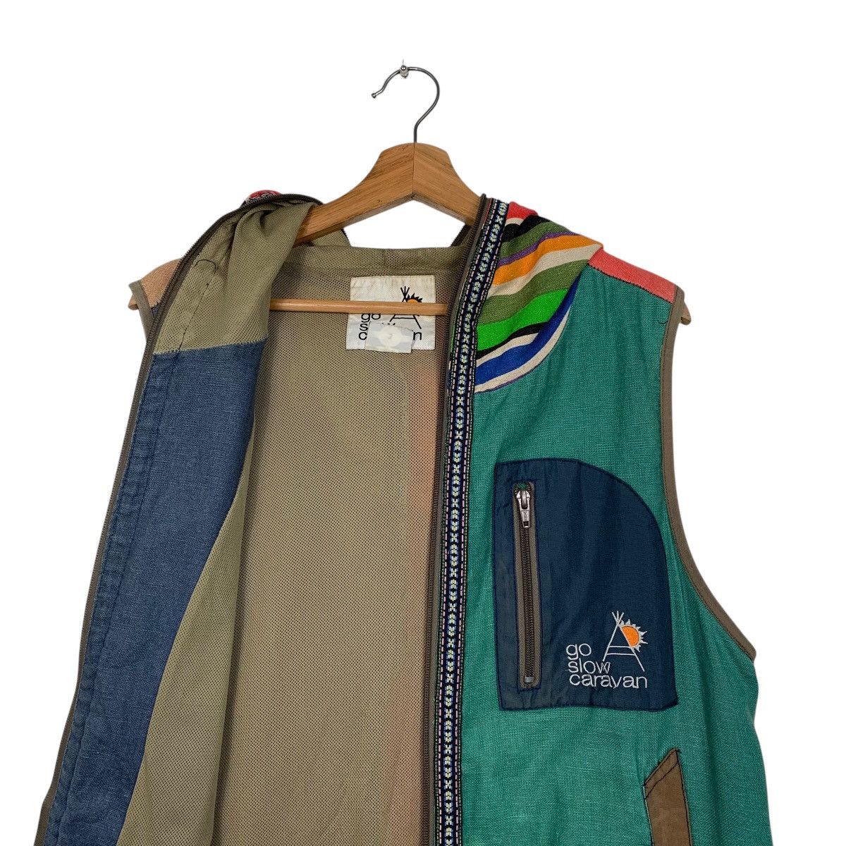 go slow caravan Go Slow Caravan Color Block Vest Size US M / EU 48-50 / 2 - 11 Thumbnail
