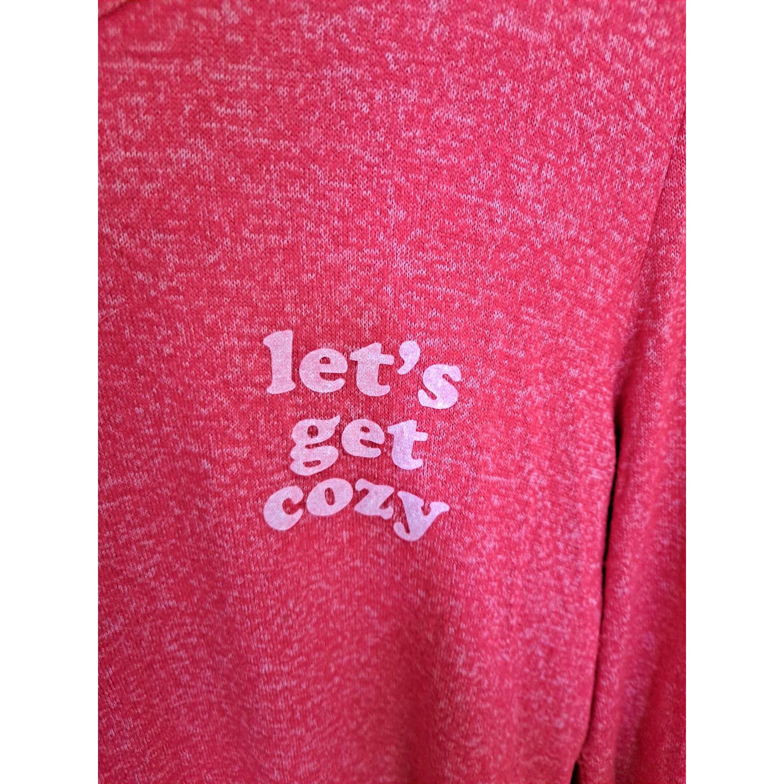 Pink Pink Let's Get Cozy Super Soft Shirt Size Large Size ONE SIZE - 2 Thumbnail