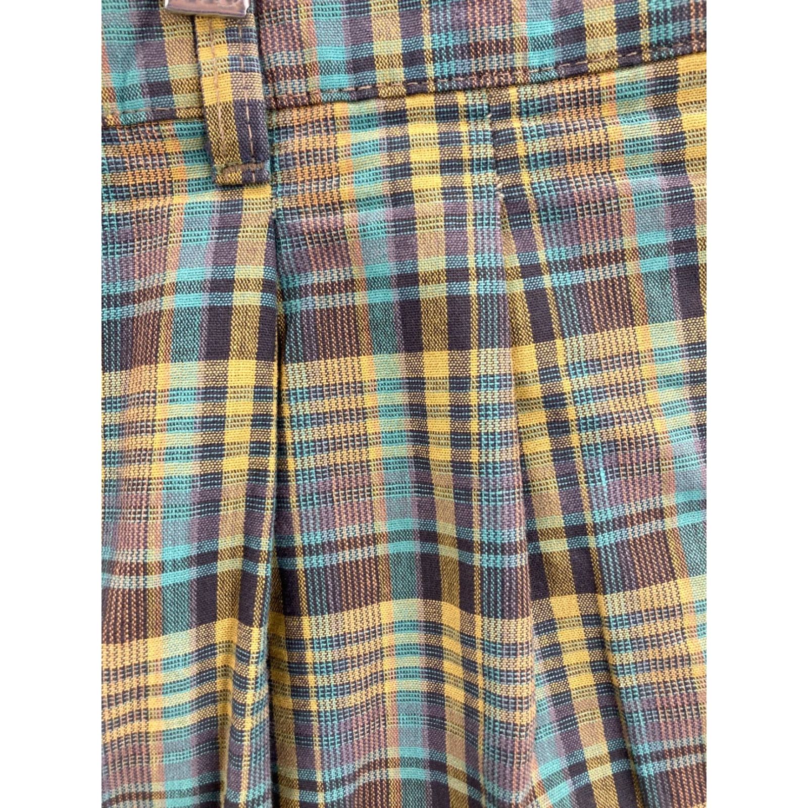 Dockers VINTAGE Dockers Shorts Mens 36 Plaid Bermuda Pockets Casual 90s Size US 36 / EU 52 - 6 Thumbnail