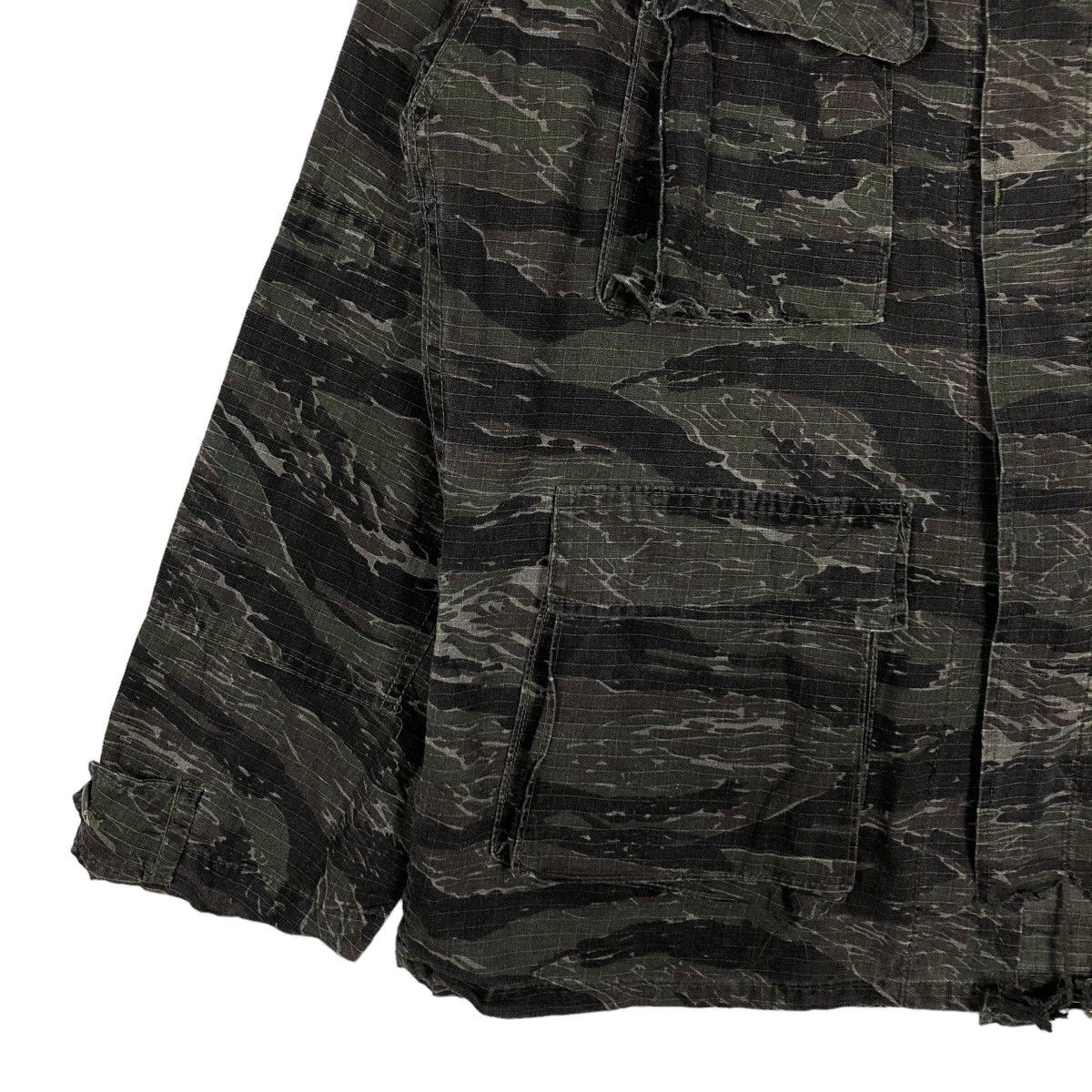 Japanese Brand 🔥90’s Vintage Cargo Inspector Jacket Military Tiger Striped Size US M / EU 48-50 / 2 - 3 Thumbnail