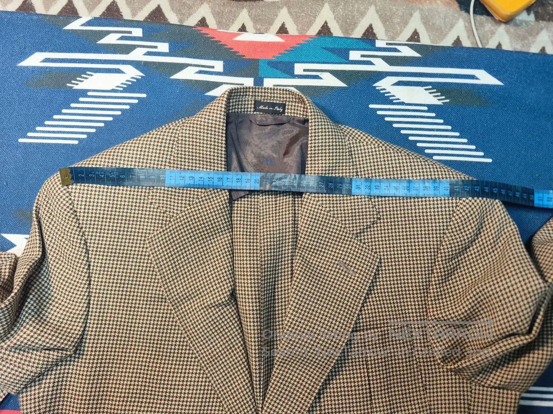 RRL Ralph Lauren RRL Houndstooth Casual Wool Blazer. Size US M / EU 48-50 / 2 - 7 Thumbnail