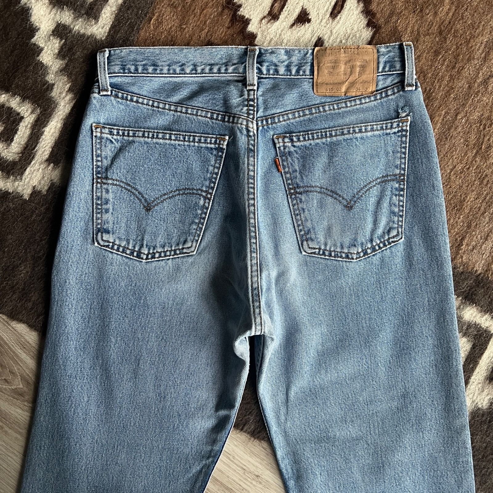 Levi's Levi’s 615 Orange Tab Vintage USA Made Denim Jeans 9790AC Size US 32 / EU 48 - 1 Thumbnail