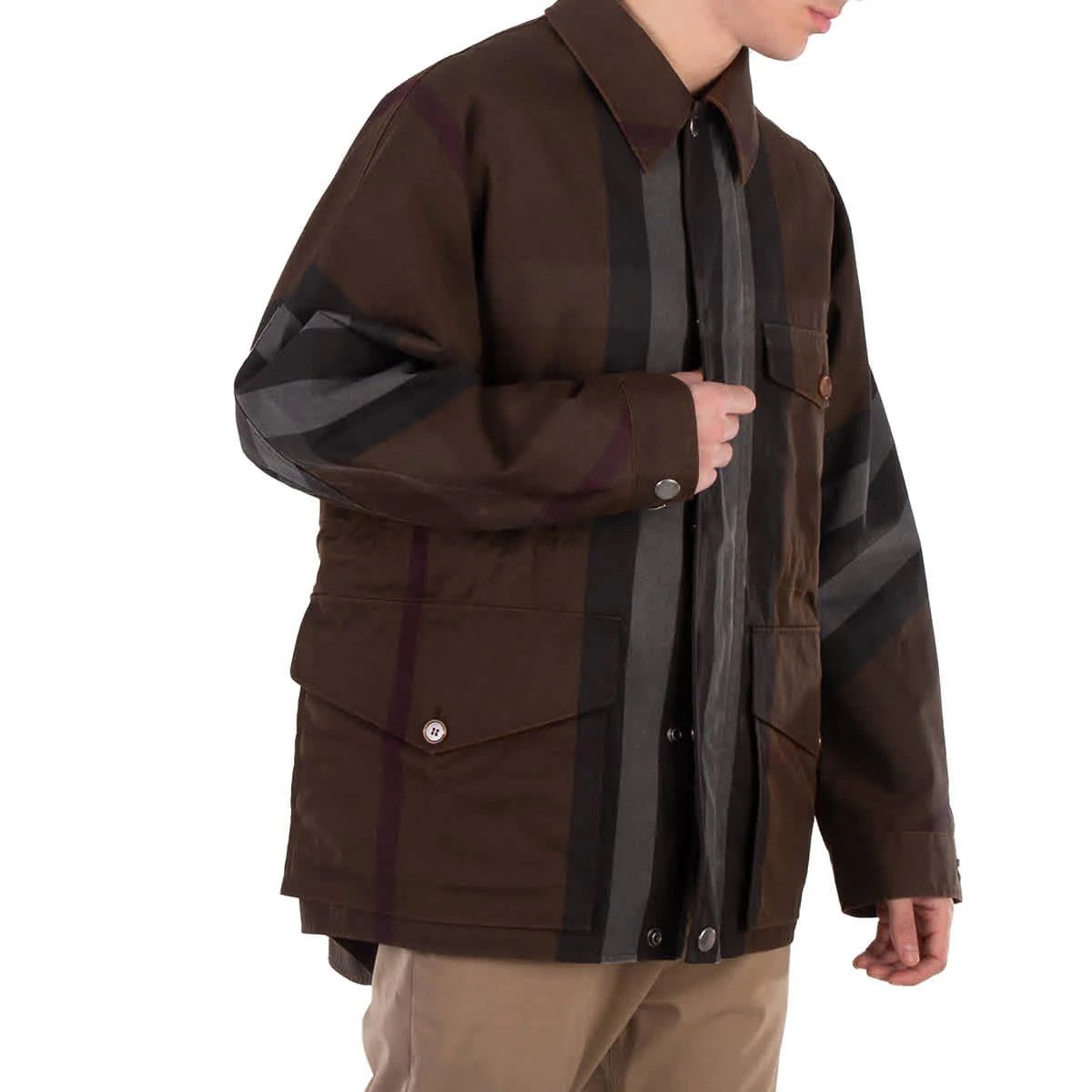 Burberry o1y0426 Twill Jacket in Multicolor Size US M / EU 48-50 / 2 - 2 Thumbnail