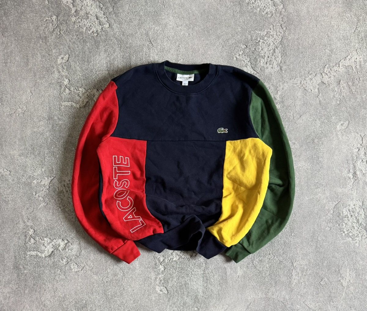 Designer × Lacoste Lacoste S big logo sweatshirt jumper pullover long sleeve Size US S / EU 44-46 / 1 - 1 Thumbnail