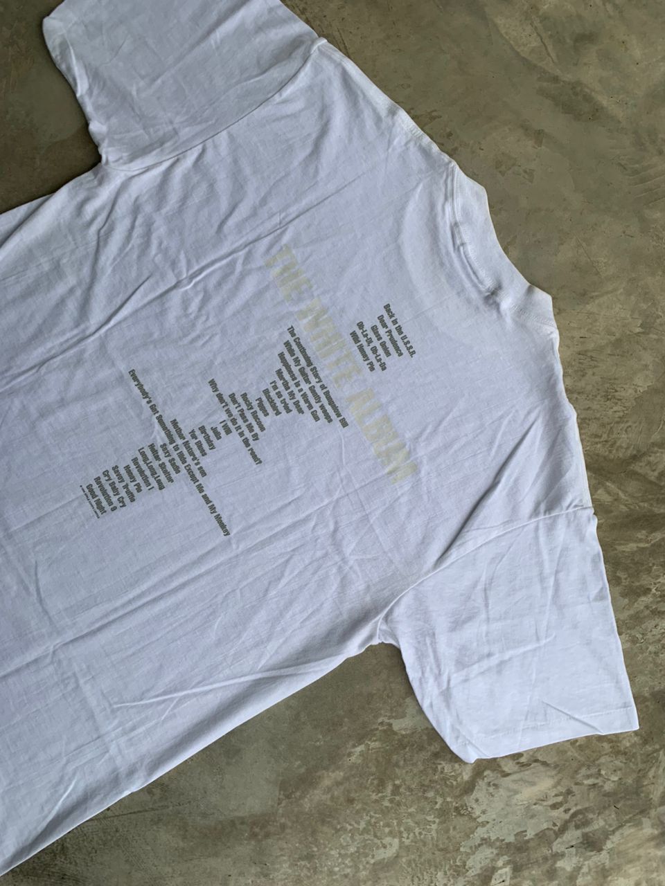 Band Tees The Beatles 1995 Vintage THE WHITE ALBUM Promo tee Size US L / EU 52-54 / 3 - 12 Thumbnail