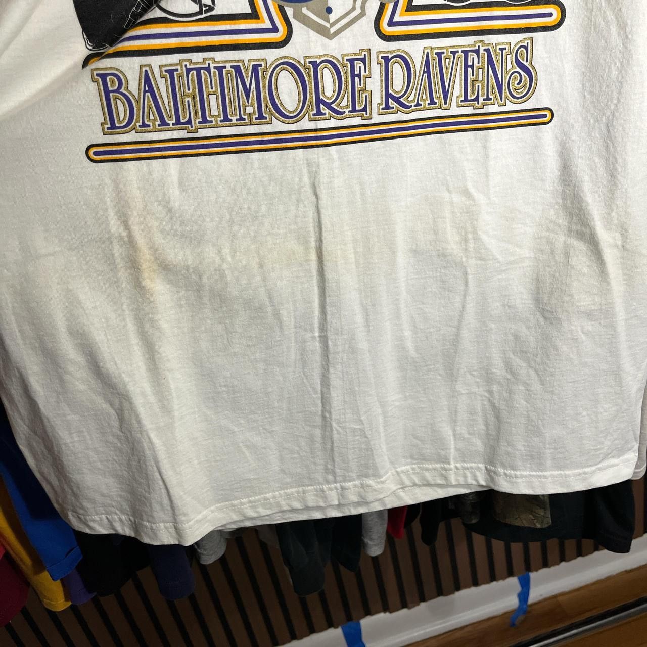 Other Y2K Superbowl XXXV Champions Baltimore Ravens Tee - Large Size US L / EU 52-54 / 3 - 5 Thumbnail