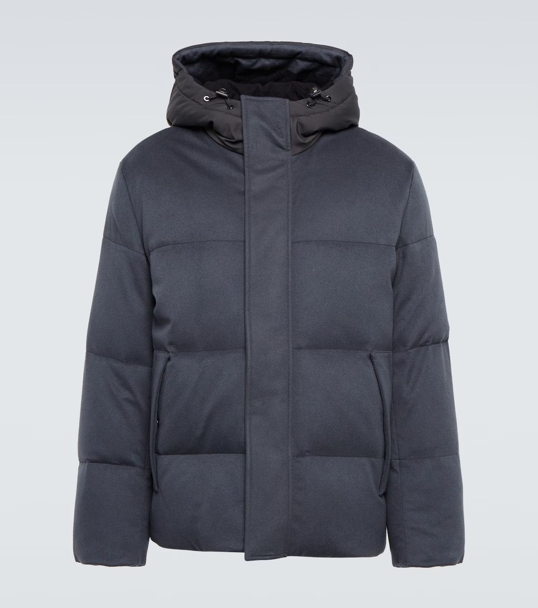 image of Loro Piana O1W1Db0124 Jacket In Carbon Grey, Men's (Size 2XL)