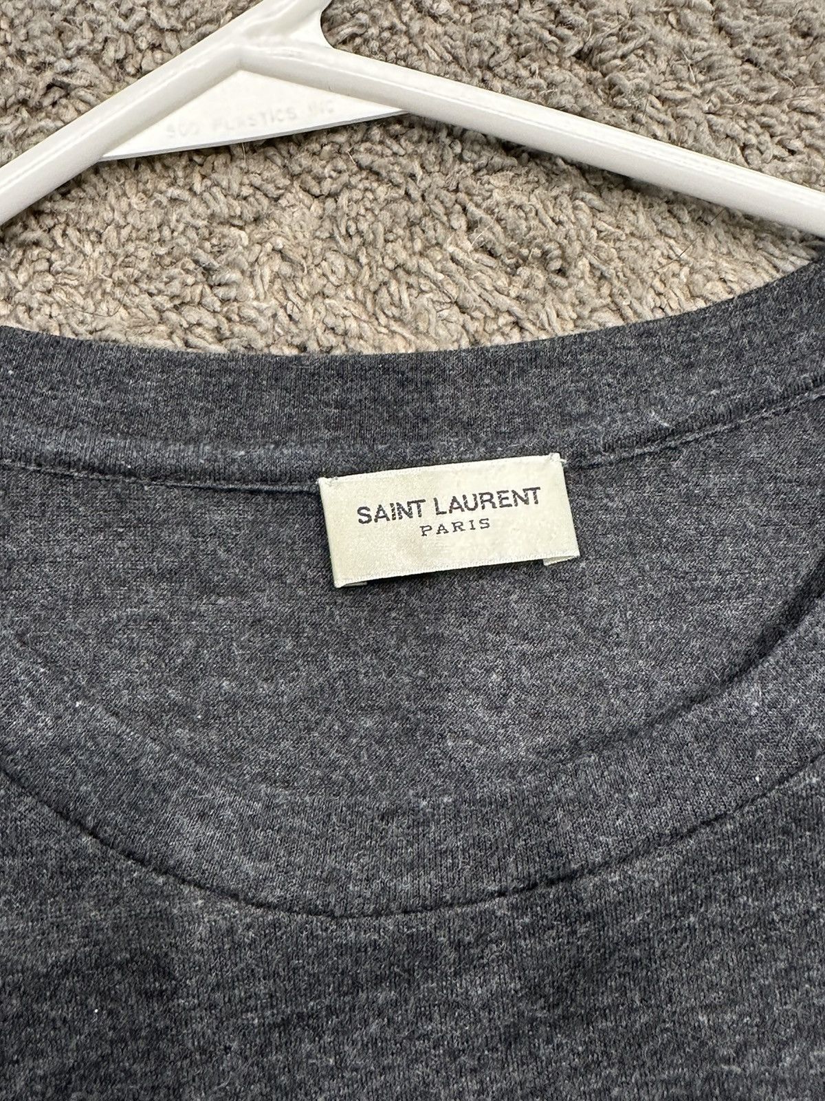 Saint Laurent Paris Saint Laurent Lightning tee Size US L / EU 52-54 / 3 - 3 Thumbnail