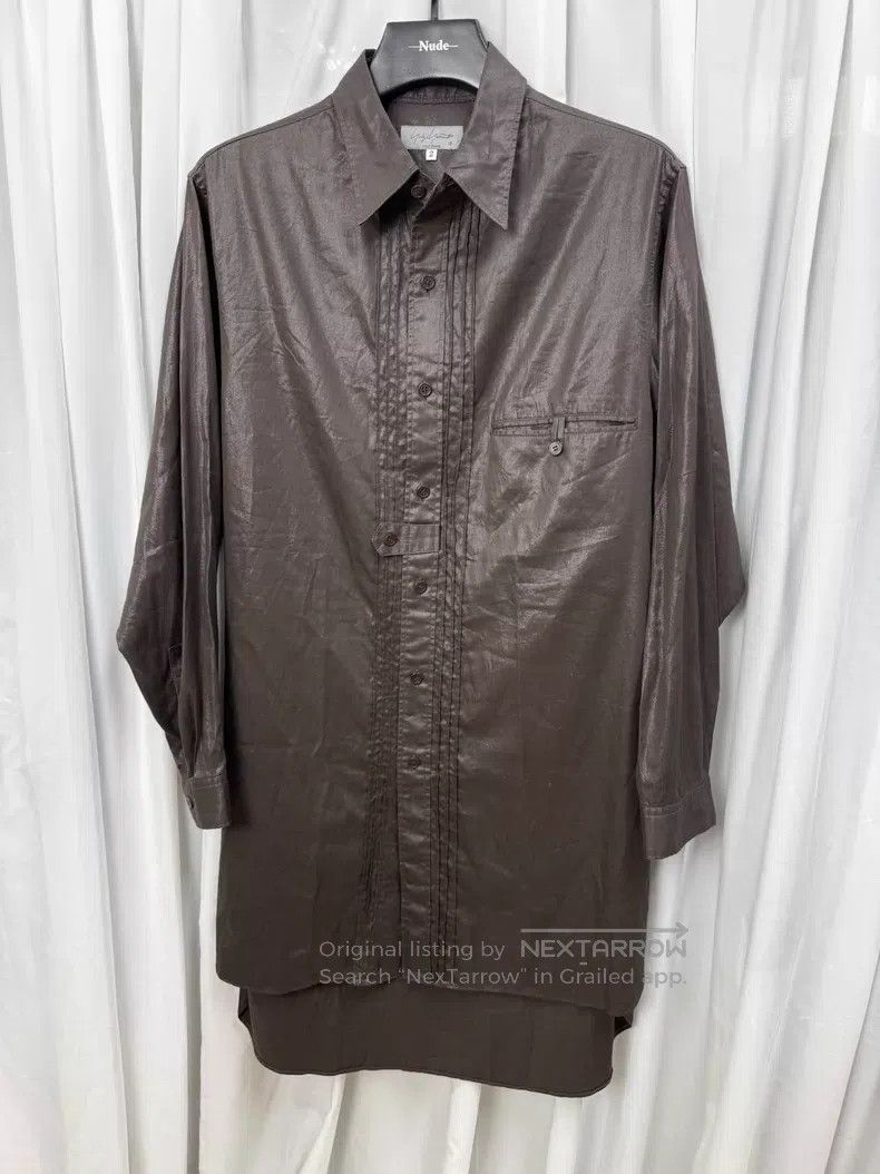 Yohji Yamamoto Yohji Yamamoto coated waxed crinkled shirt| Size US M / EU 48-50 / 2 - 1 Thumbnail