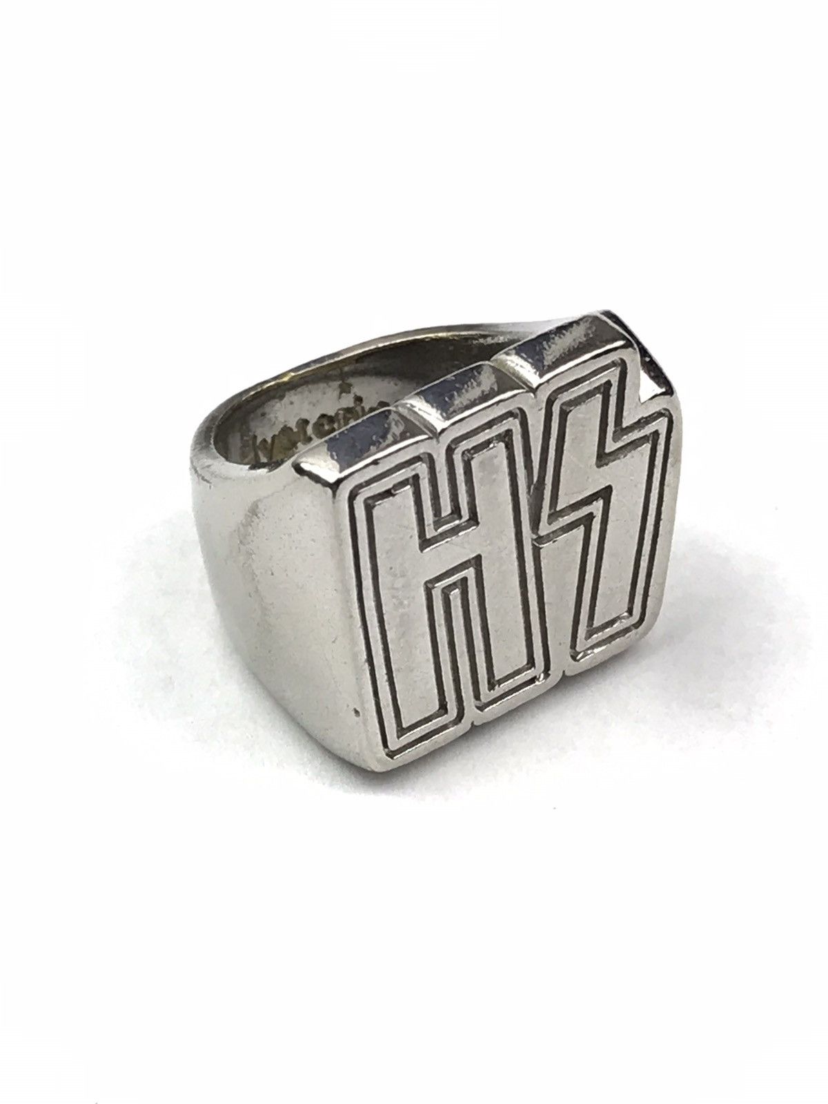 image of Hysteric Glamour Chunky Hs Ring in Silver, Women's