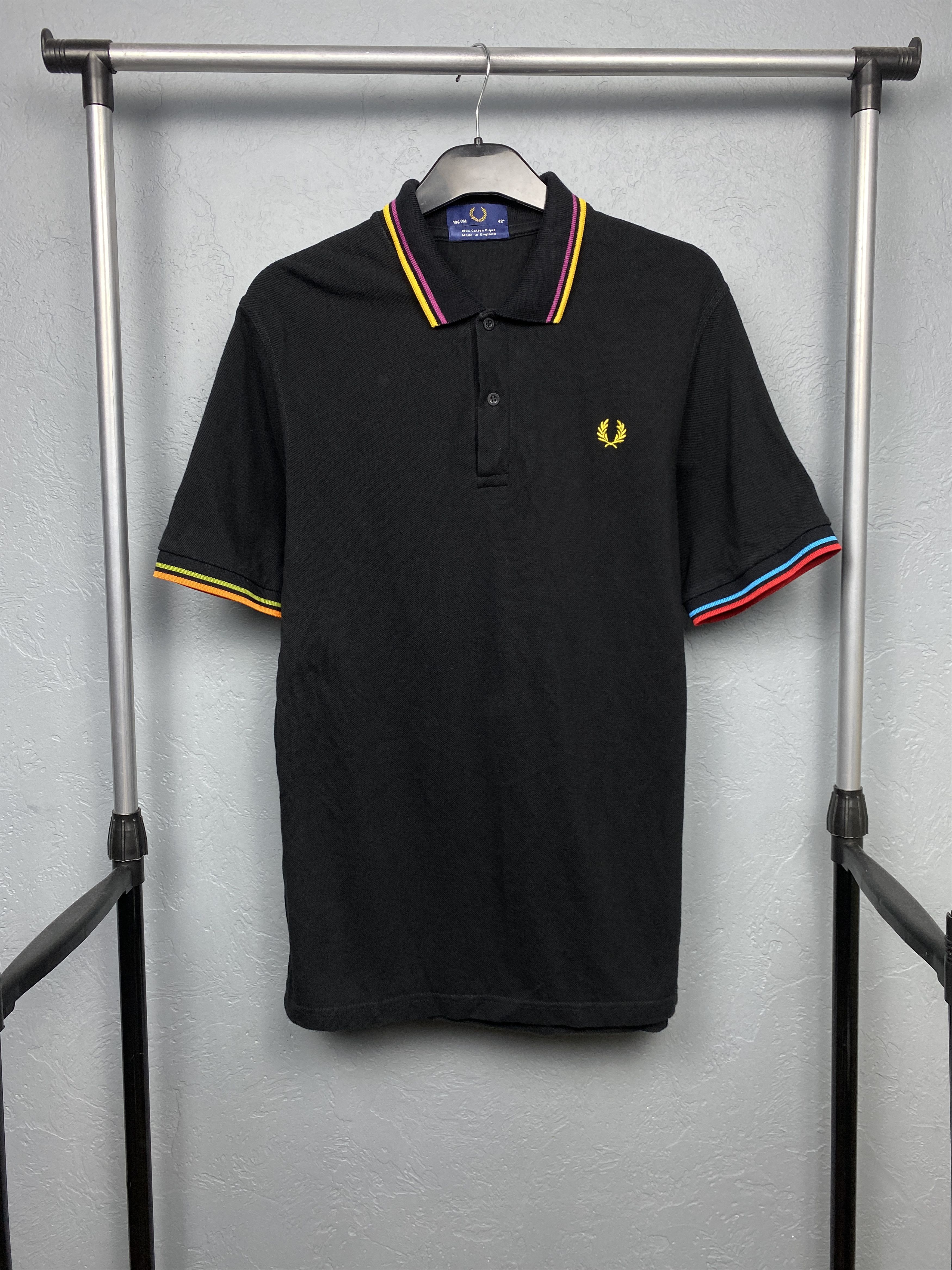 Fred Perry × Vintage Fred Perry 90s Vintage Mens Polo Shirt Size US M / EU 48-50 / 2 - 1 Thumbnail