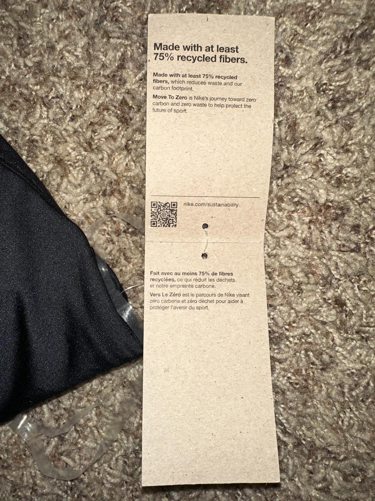 Nike Women's Solid Lace-Up Back Bandeau One Piece Swimsuit Size ONE SIZE - 9 Thumbnail