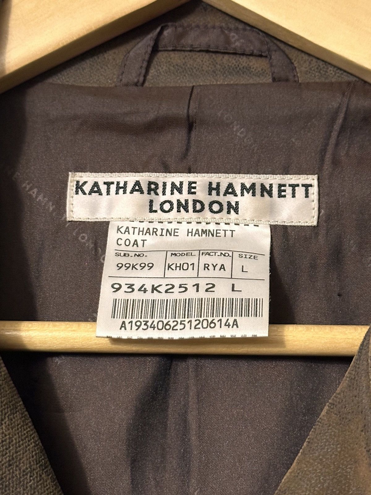 Vintage 1990’s Katharine Hamnett Vintage “Iridescent” Coat/Jacket Size US L / EU 52-54 / 3 - 15 Thumbnail