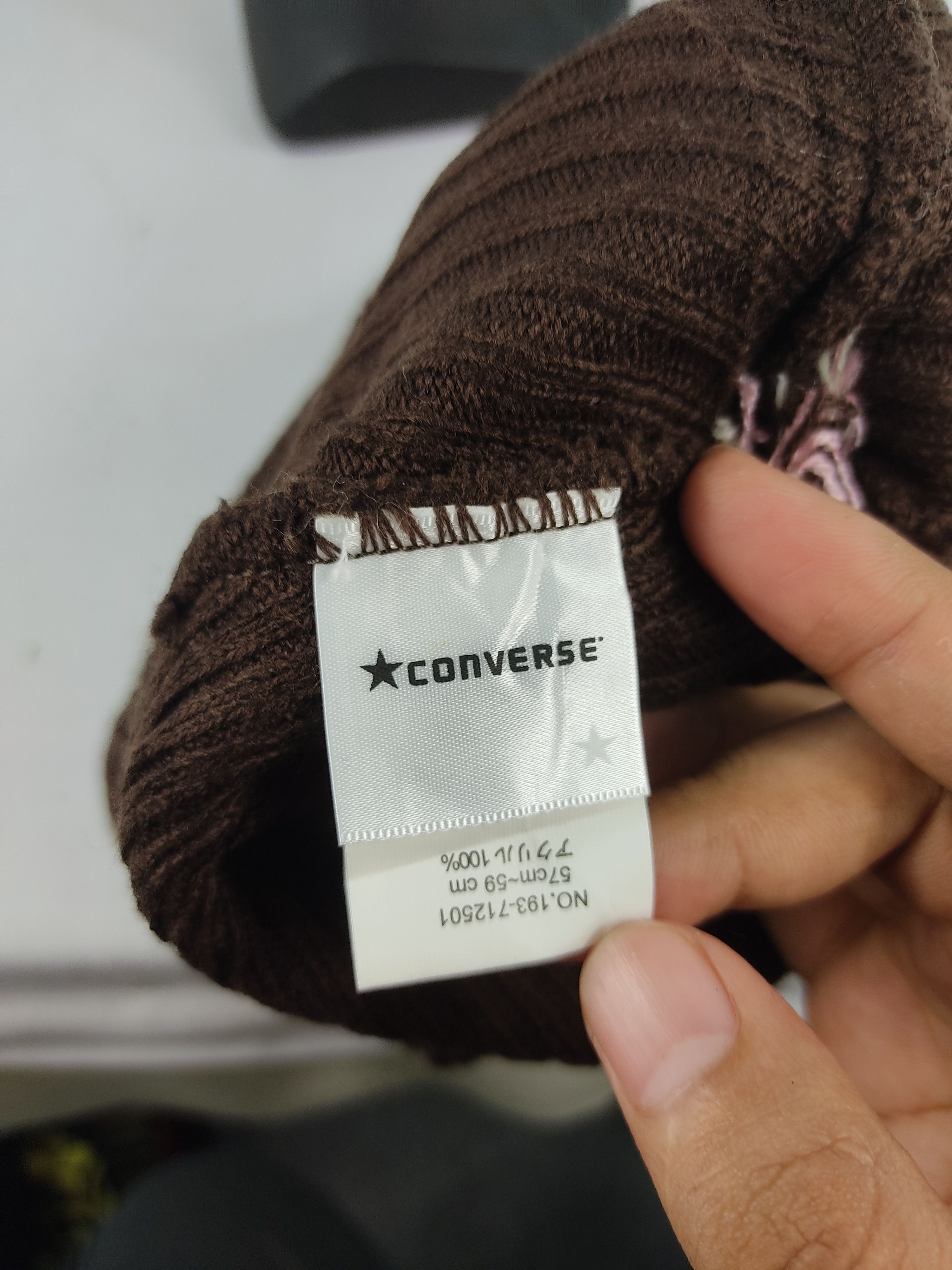 Converse × Vintage Converse Beanie / Snow Hat / Snow Cap Size ONE SIZE - 5 Thumbnail