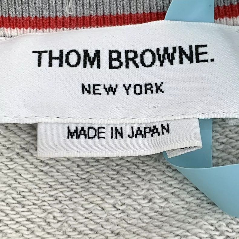 Thom Browne Thom Browne Round collar long sleeve hoodie Size US L / EU 52-54 / 3 - 6 Thumbnail
