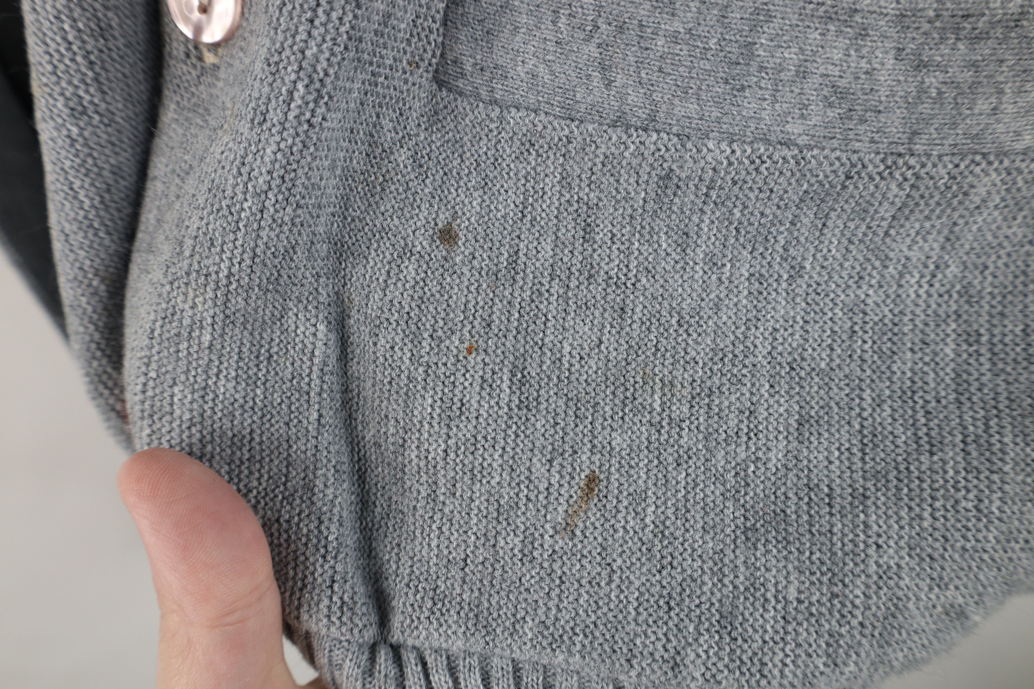 Vintage Vintage 70s Streetwear Blank Knit Cardigan Sweater USA Size US M / EU 48-50 / 2 - 4 Thumbnail