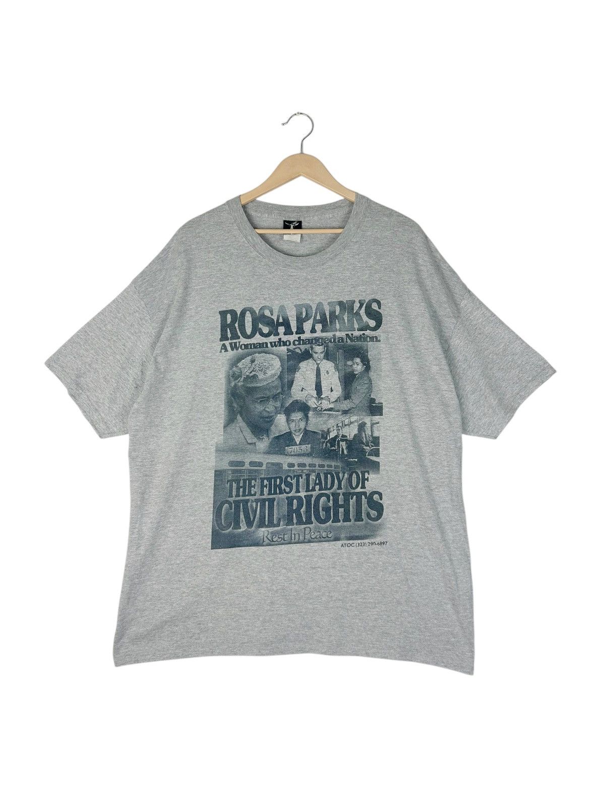 Vintage Vintage Rosa Parks/ Woman Civil Rights Activist/ Black Power Size US XXL / EU 58 / 5 - 1 Thumbnail