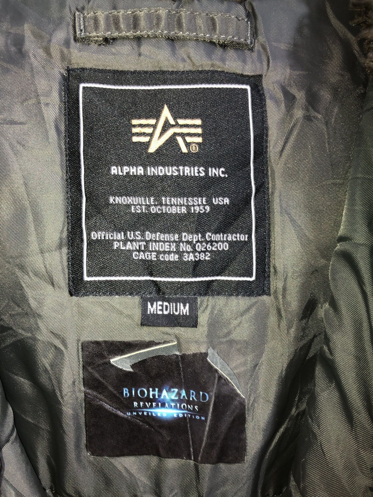 Alpha Industries Alpha Industries Resident Evil Biohazard J. Valentine Jacket Size US M / EU 48-50 / 2 - 6 Thumbnail