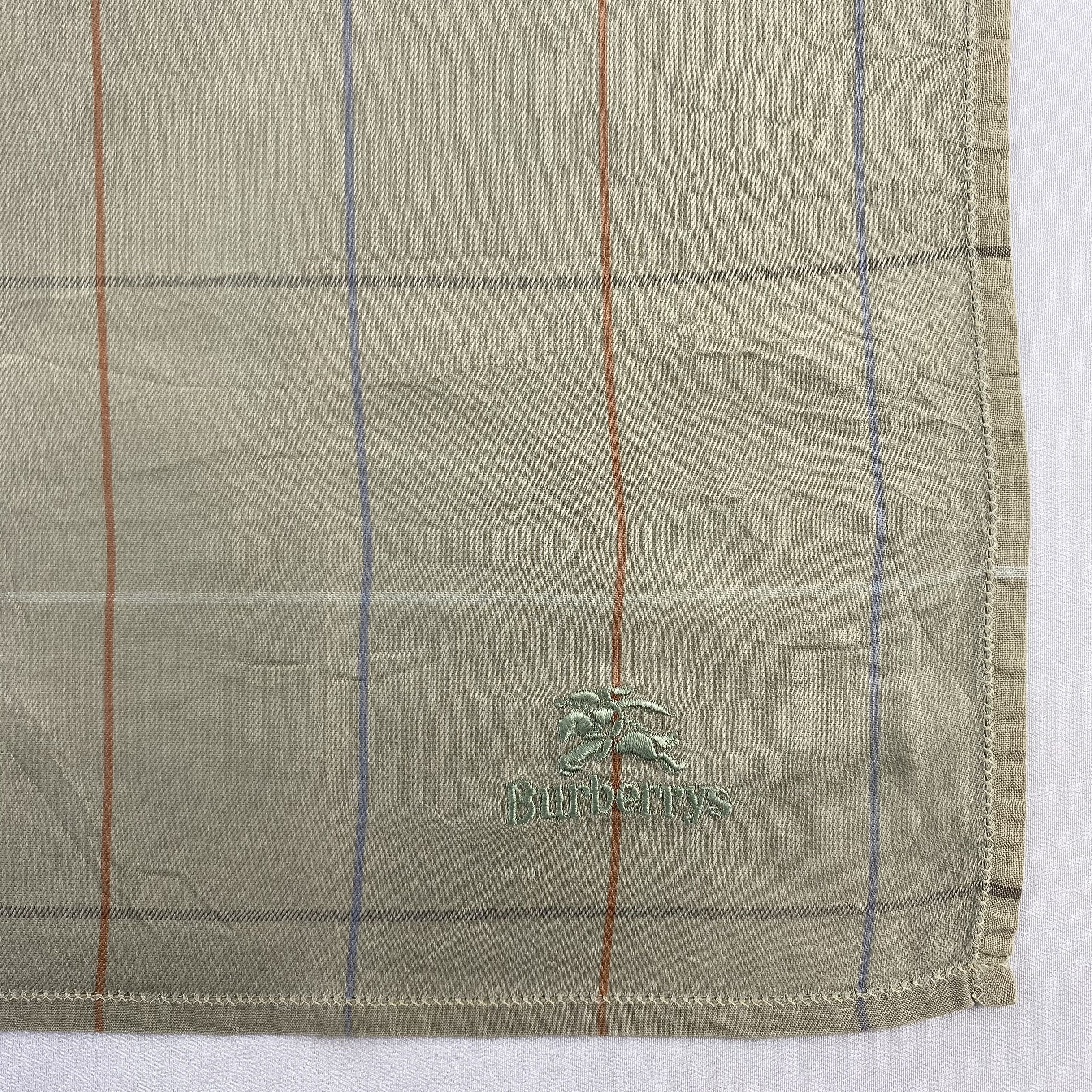 Burberry × Vintage Burberry Handkerchief / Neckerchief / Bandana-P1437 Size ONE SIZE - 3 Thumbnail