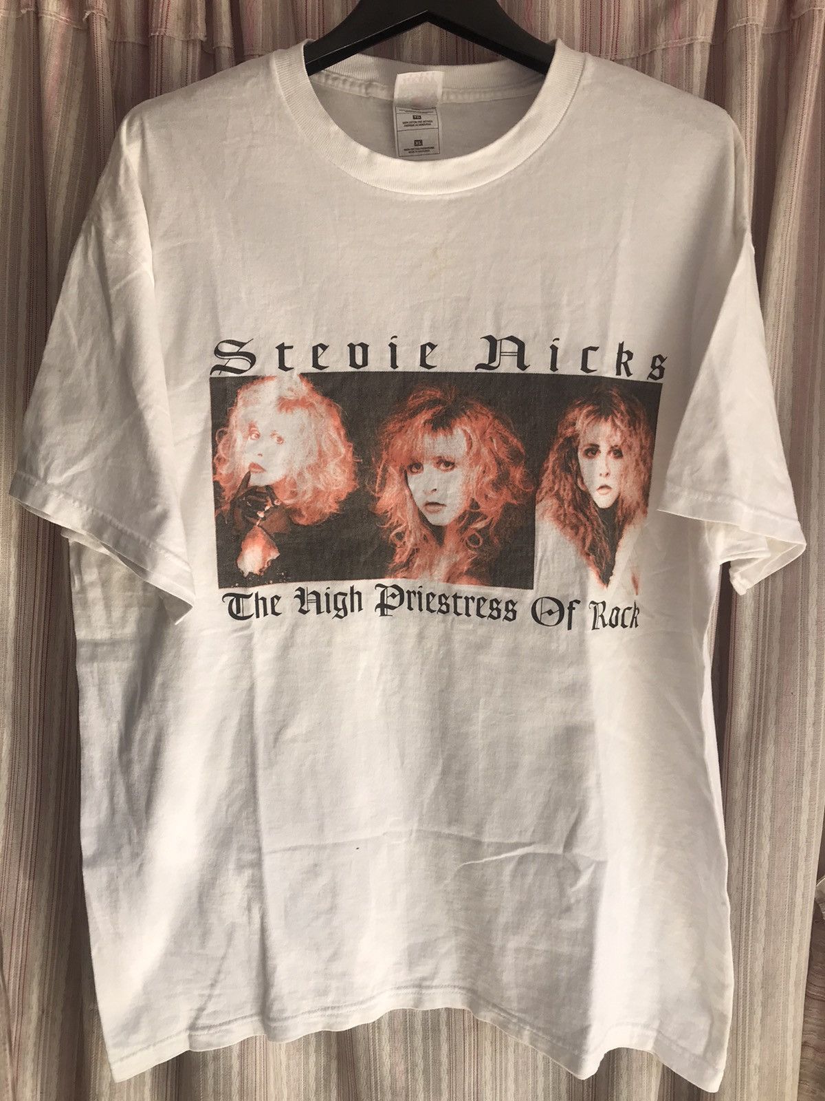 image of Vintage 2001 Stevie Nicks Tour Shirt in White, Men's (Size XL)