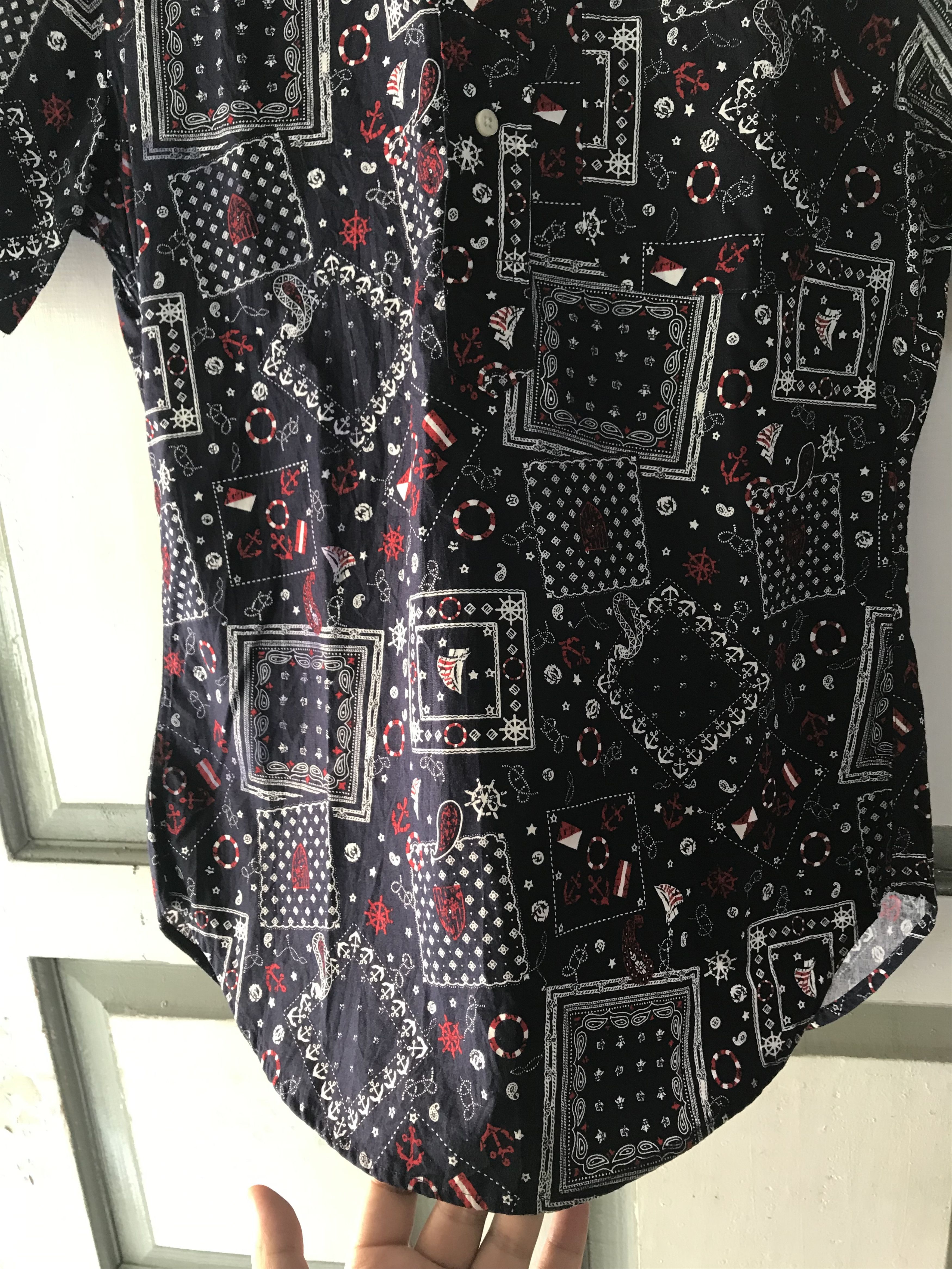 Gitman Bros. × Gitman Bros. Vintage Gitman Bros Vintage Half Button paisley shirts Size US S / EU 44-46 / 1 - 5 Thumbnail